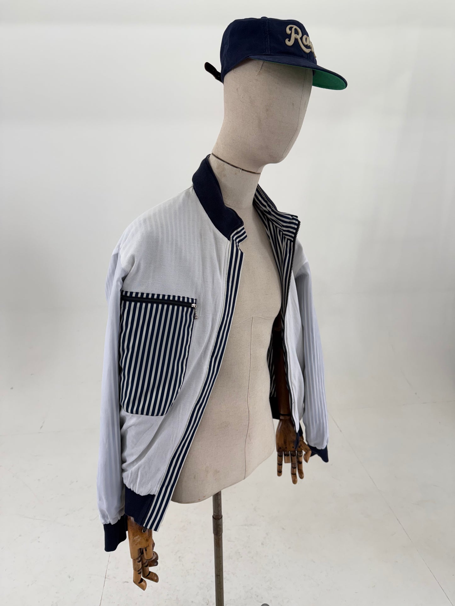 1980s Chemise Lacoste ‘Andy Pandy’ candy stripe jacket (size 5)