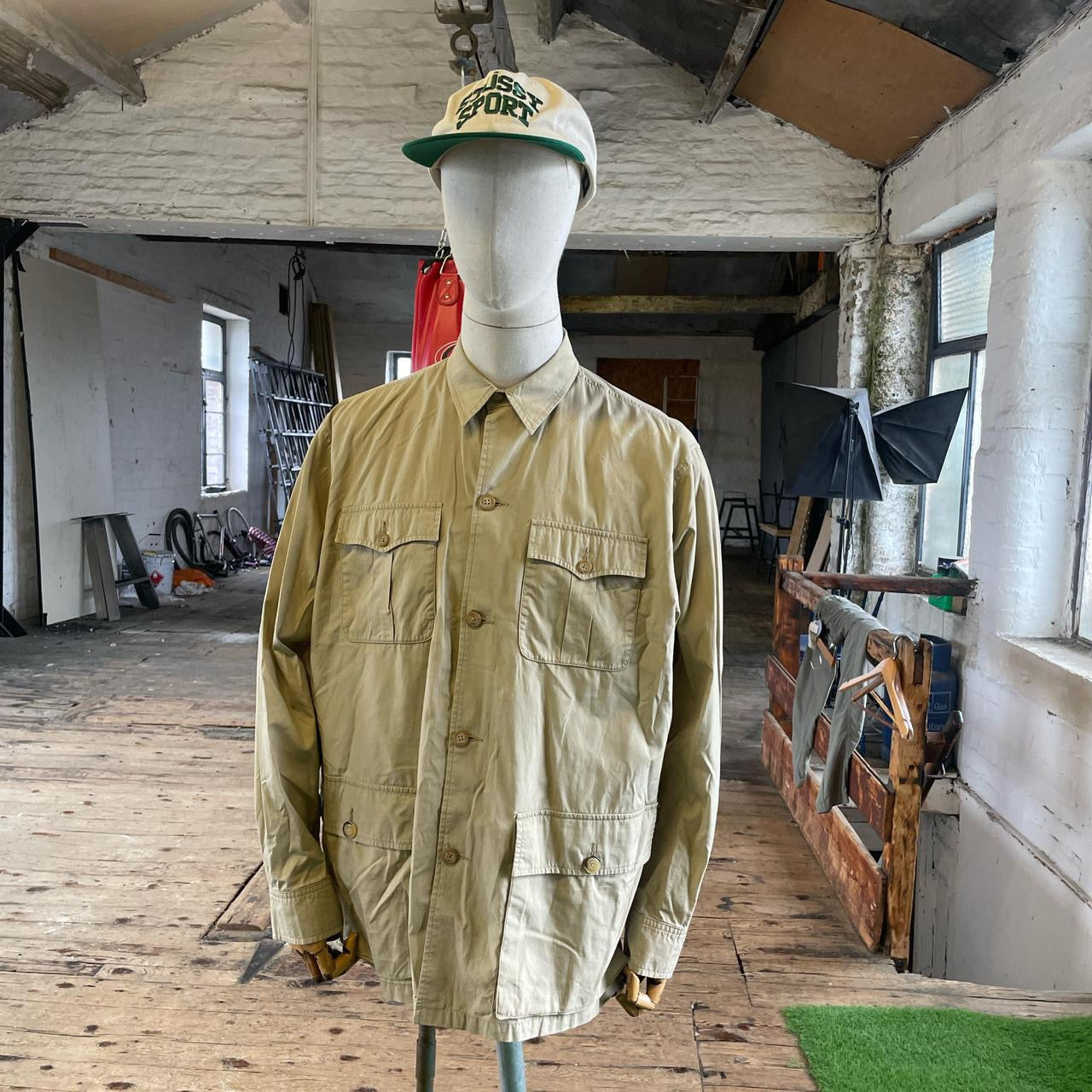 POLO Ralph Lauren 90's リネンカバーオール サファリ POLO Ralph Lauren 90's リネンカバーオール サファリ - メルカリ
