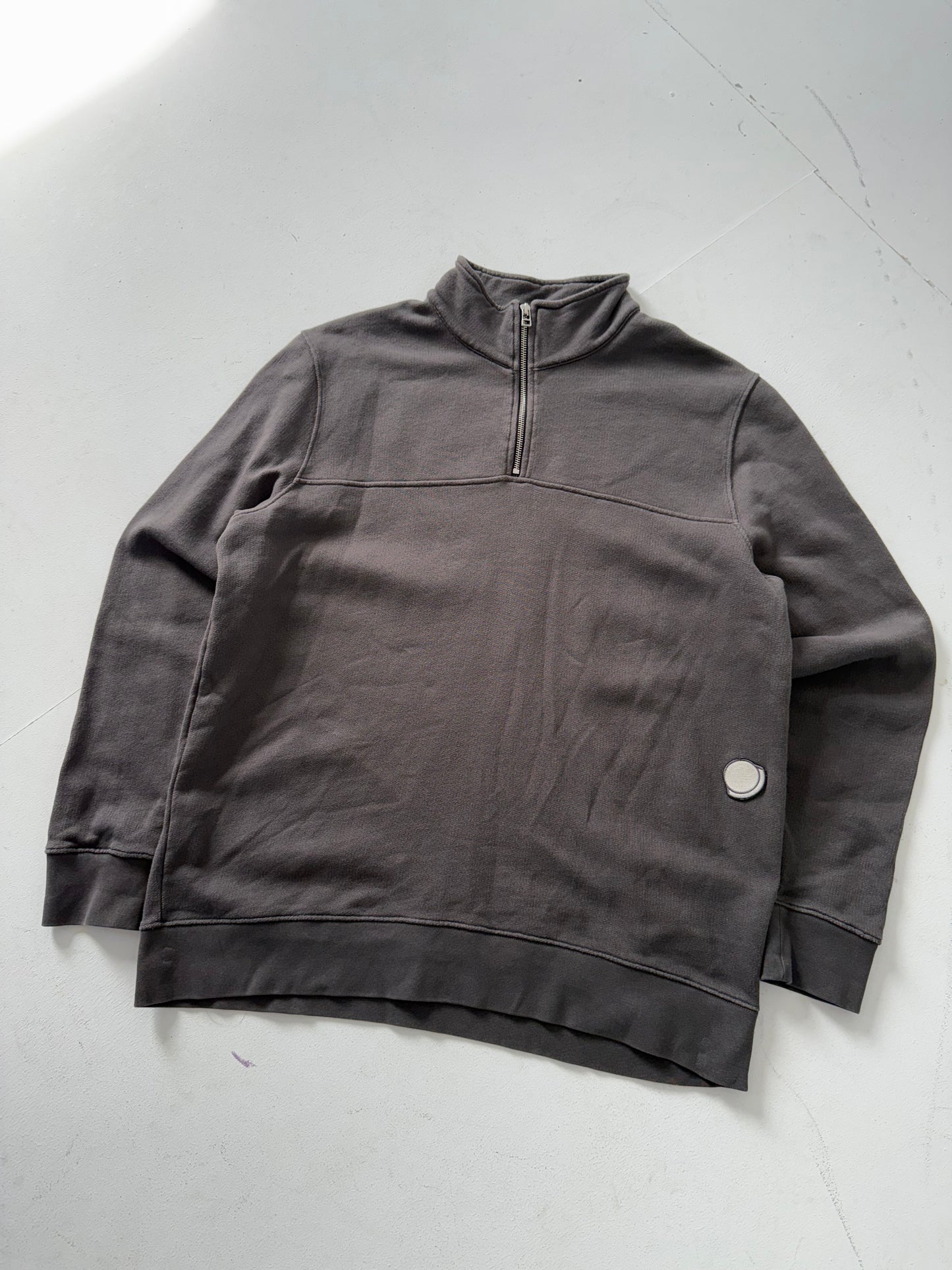 ALL GOOD by FOLK 1/4 zip sweatshirt- (size 6 XL)
