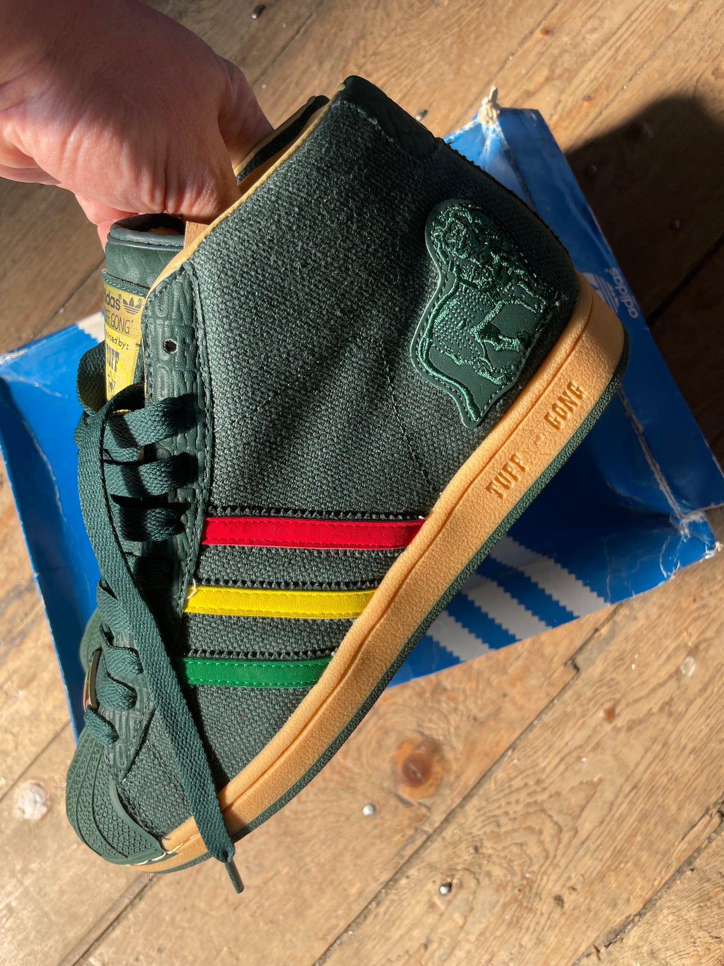 2007 Adidas Superstar Pro Model x Tuff Gong Bob Marley (UK9)