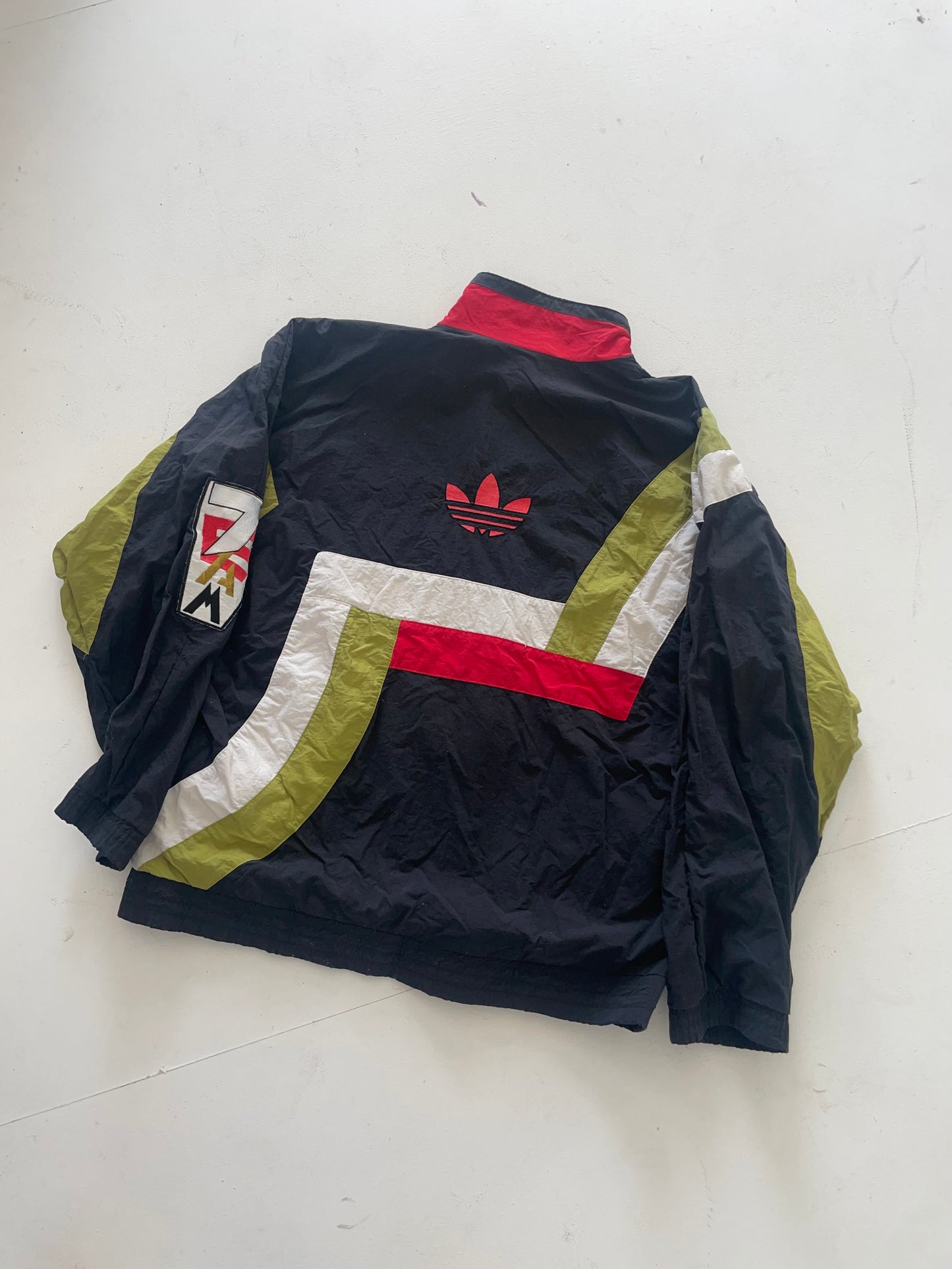 Rare 90s Adidas Team Olympic track jacket windbreaker (M)
