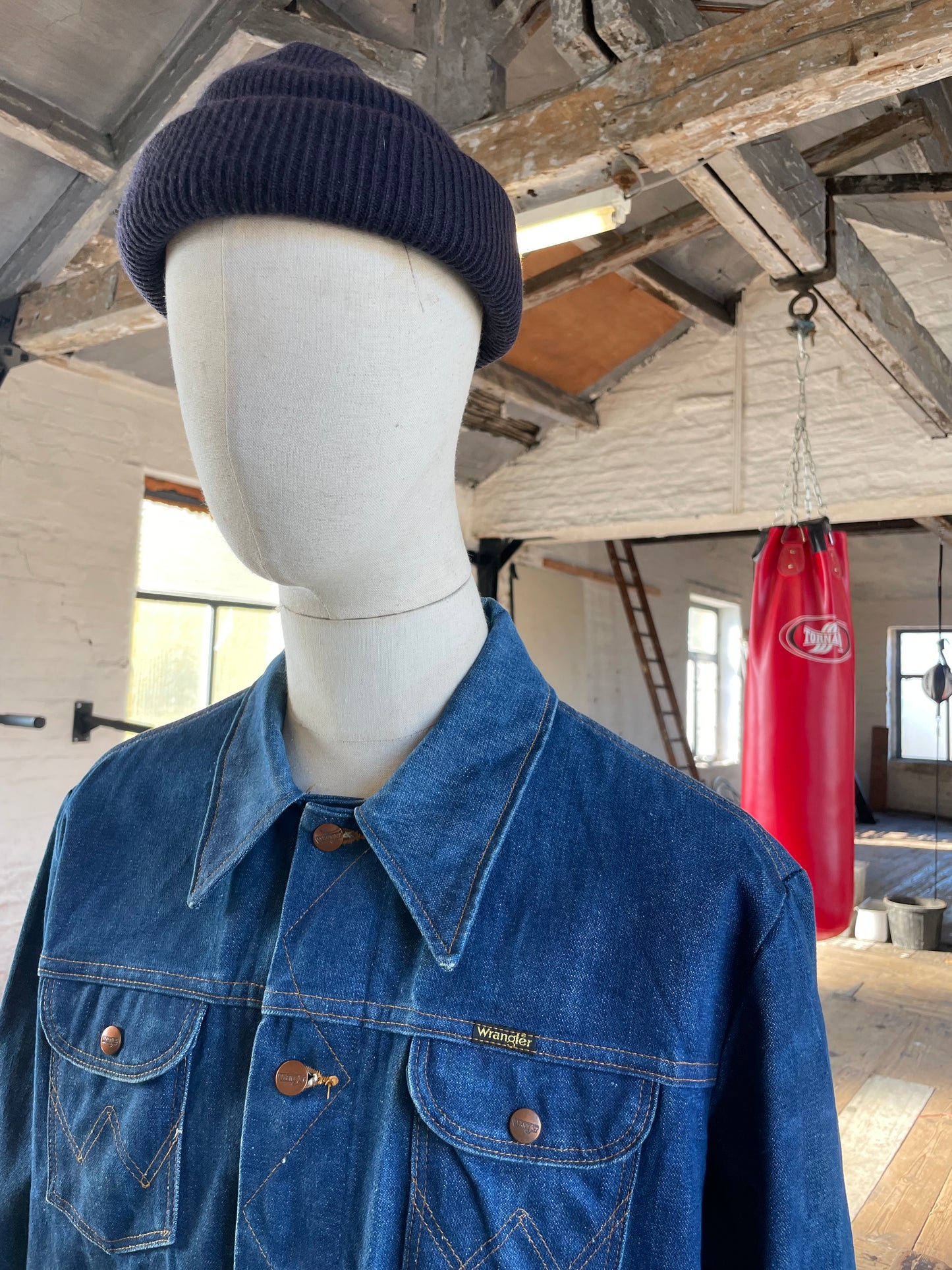 Vintage 1970s Wrangler 74126PW denim jacket - 46”