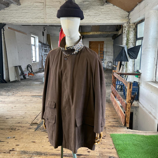 Vintage 00s Aquascutum canvas chore jacket (XXL)