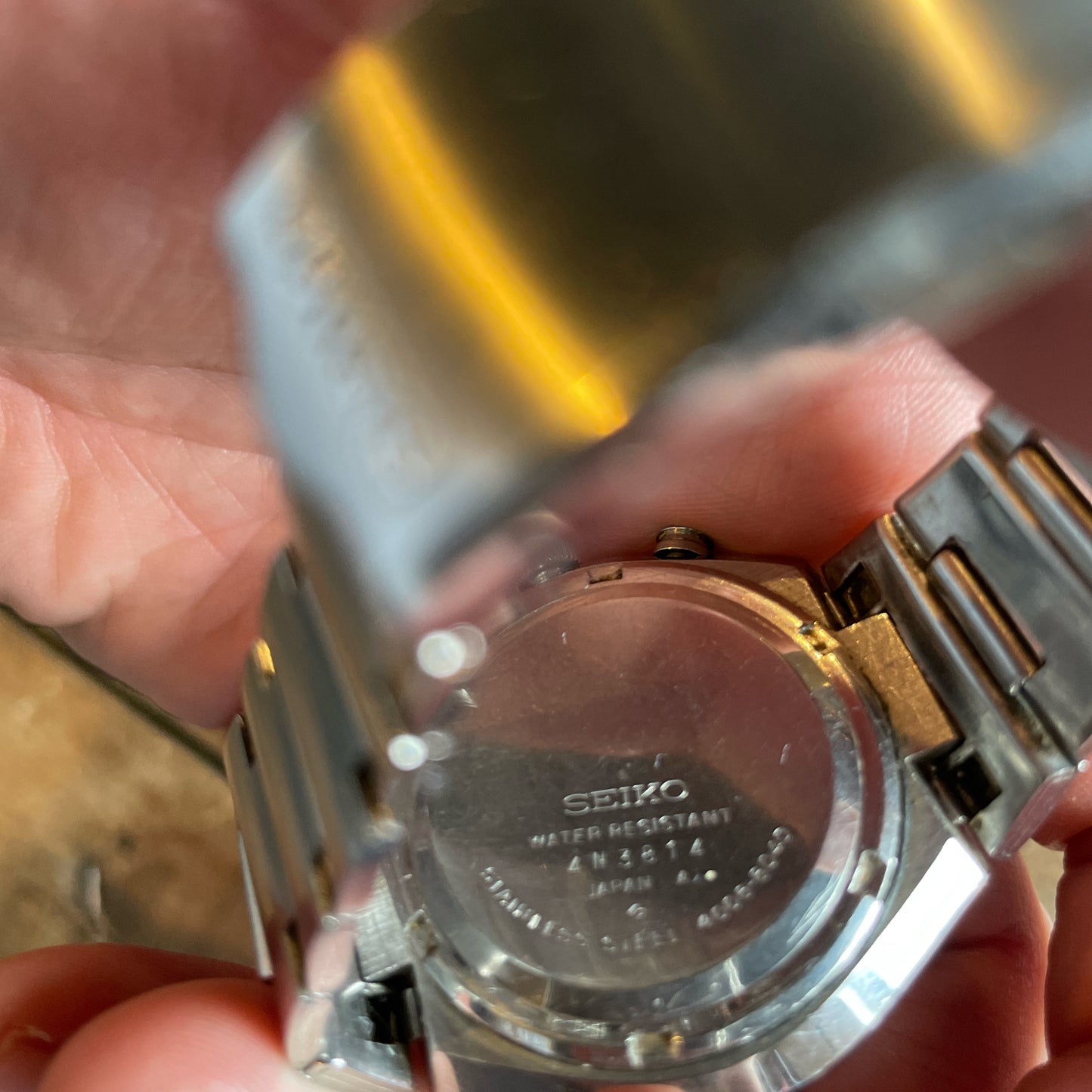 Vintage 1974 Seiko Bell-Matic stainless steel wrist watch