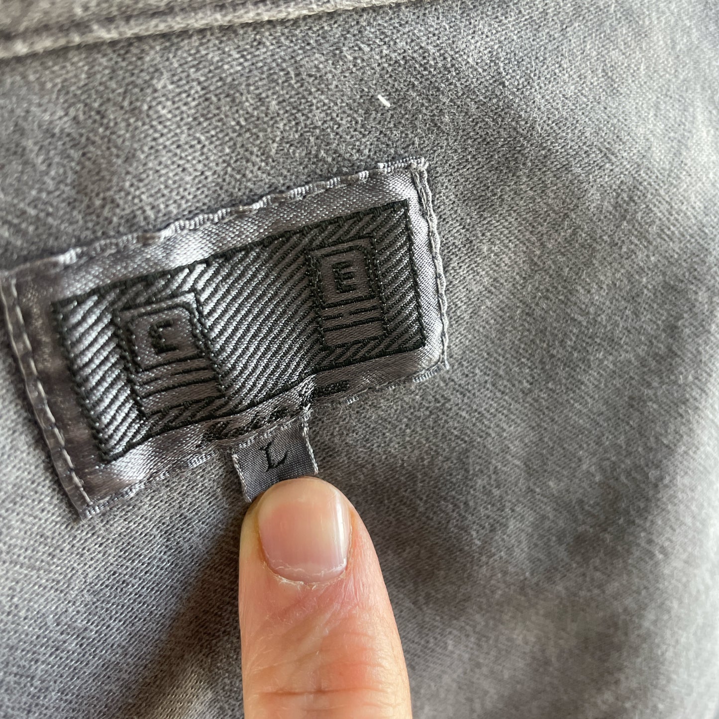 Cav Empt C.E OVERDYE BRUSHED COTTON BUTTON JACKET (L)