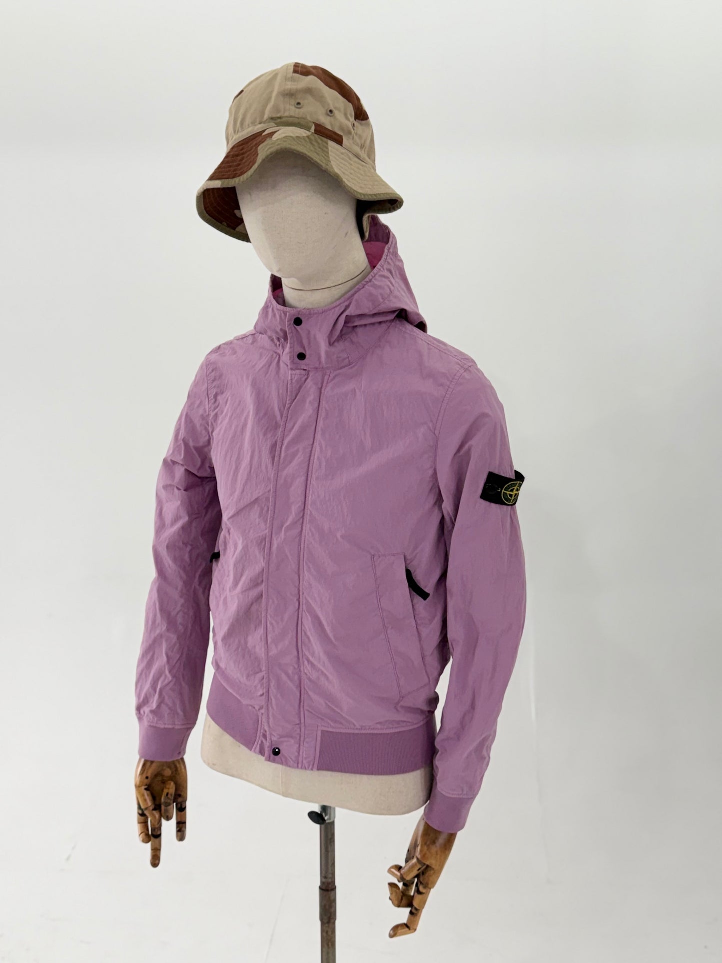 Stone Island Junior crinkle reps jacket (Age 14)