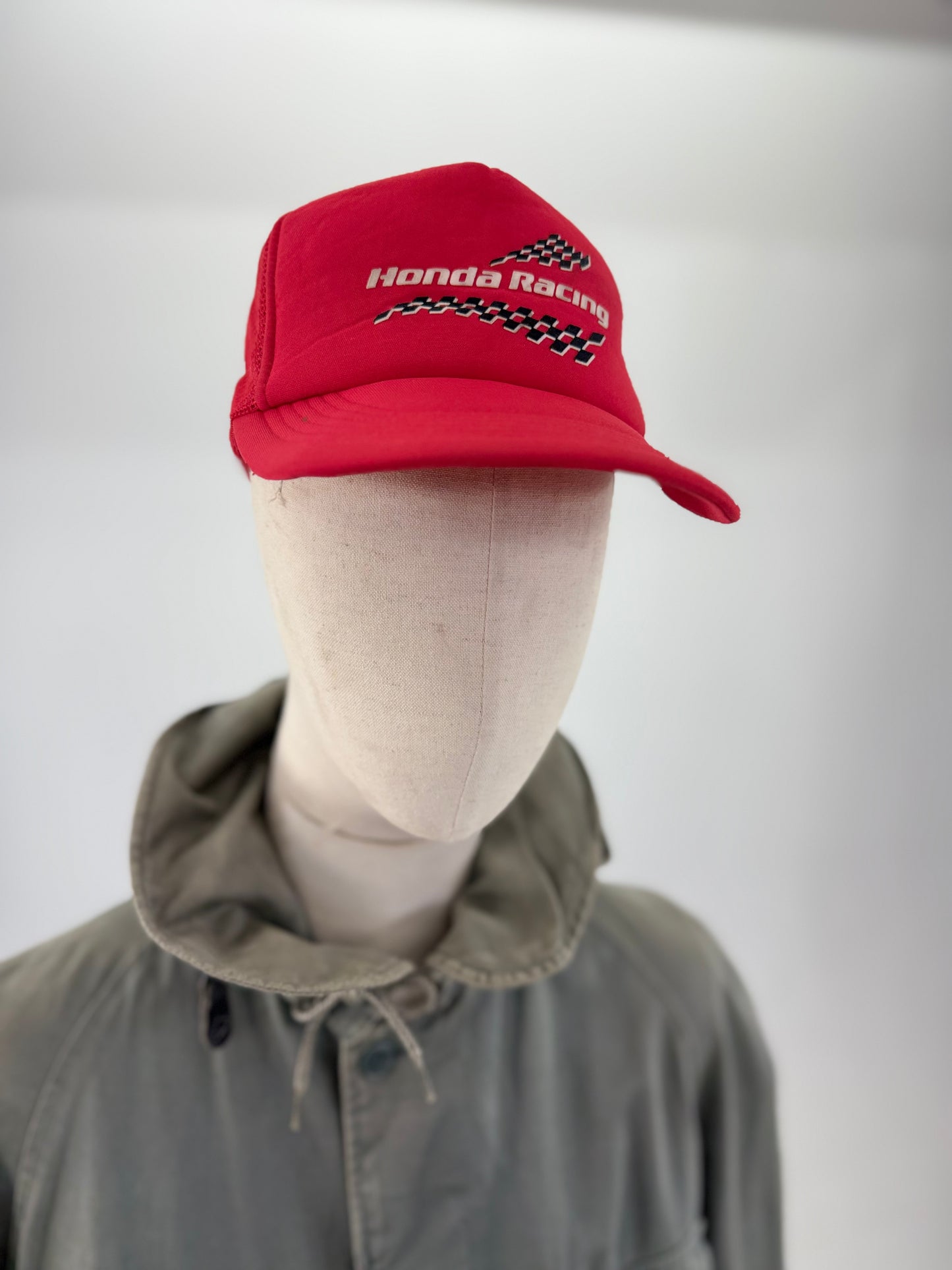 Vintage Honda racing trucker cap
