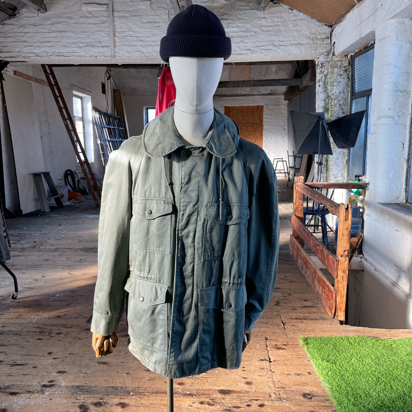 1956 dated U.S Airforce OG-107 Sateen deck jacket - (M)