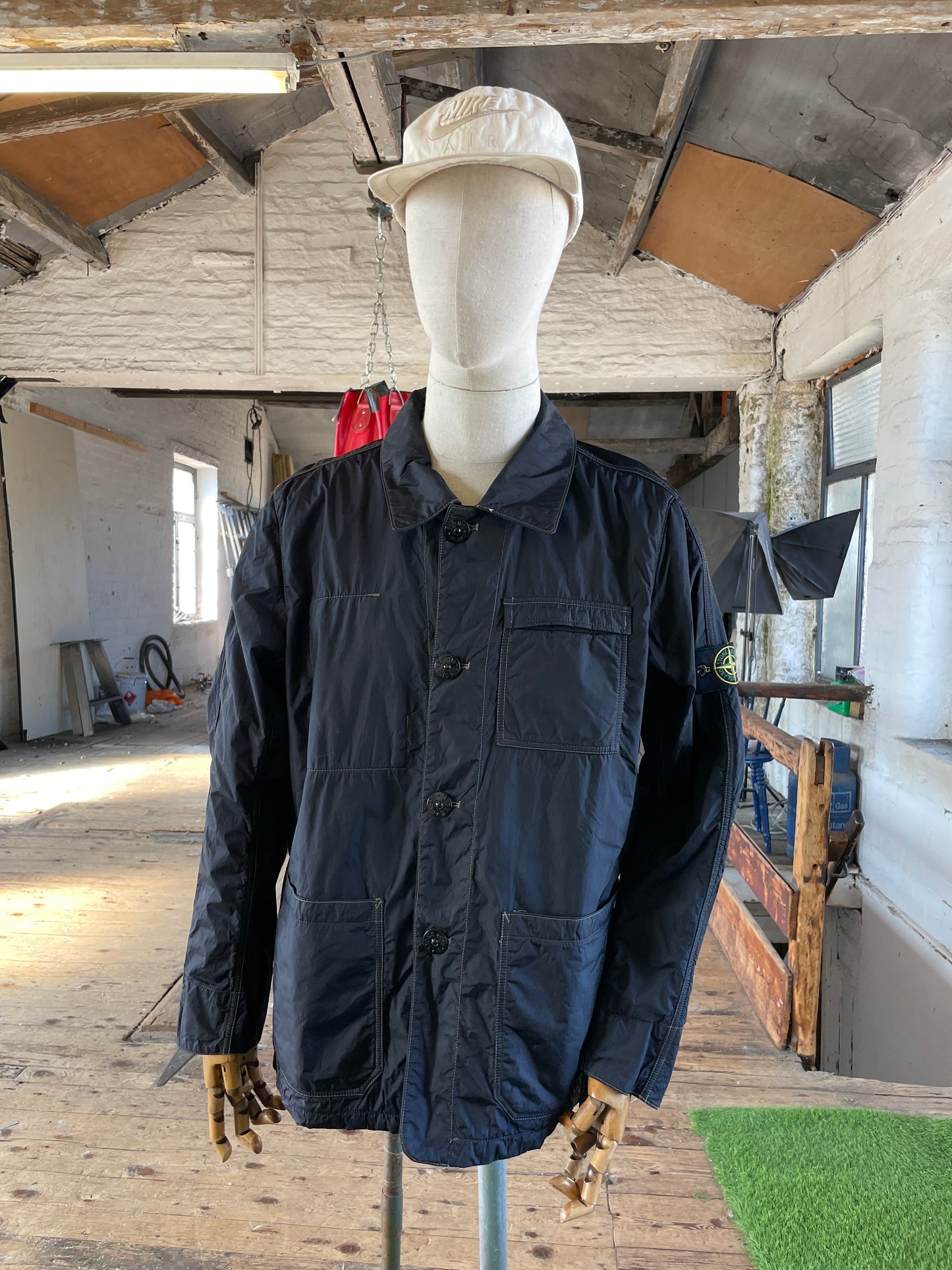 2011 Stone Island Nylon Metal work shirt (L)