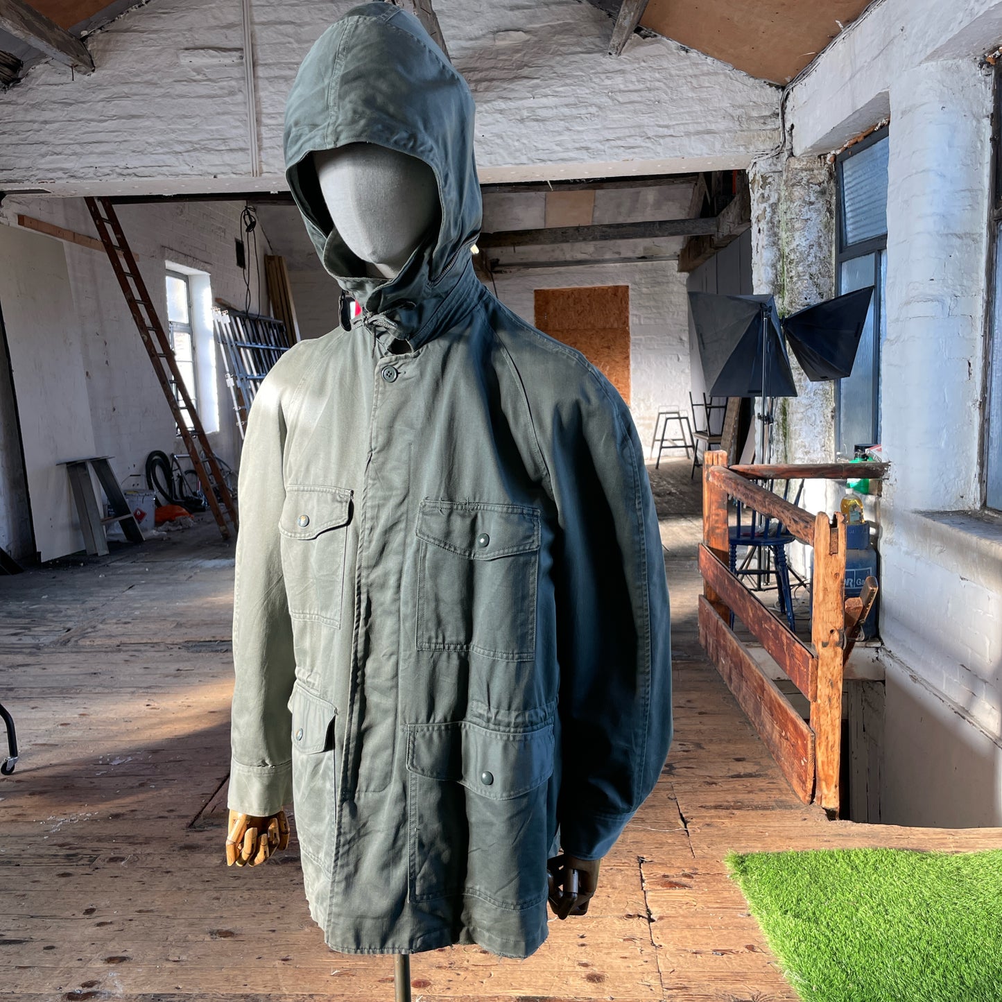 1956 dated U.S Airforce OG-107 Sateen deck jacket - (M)