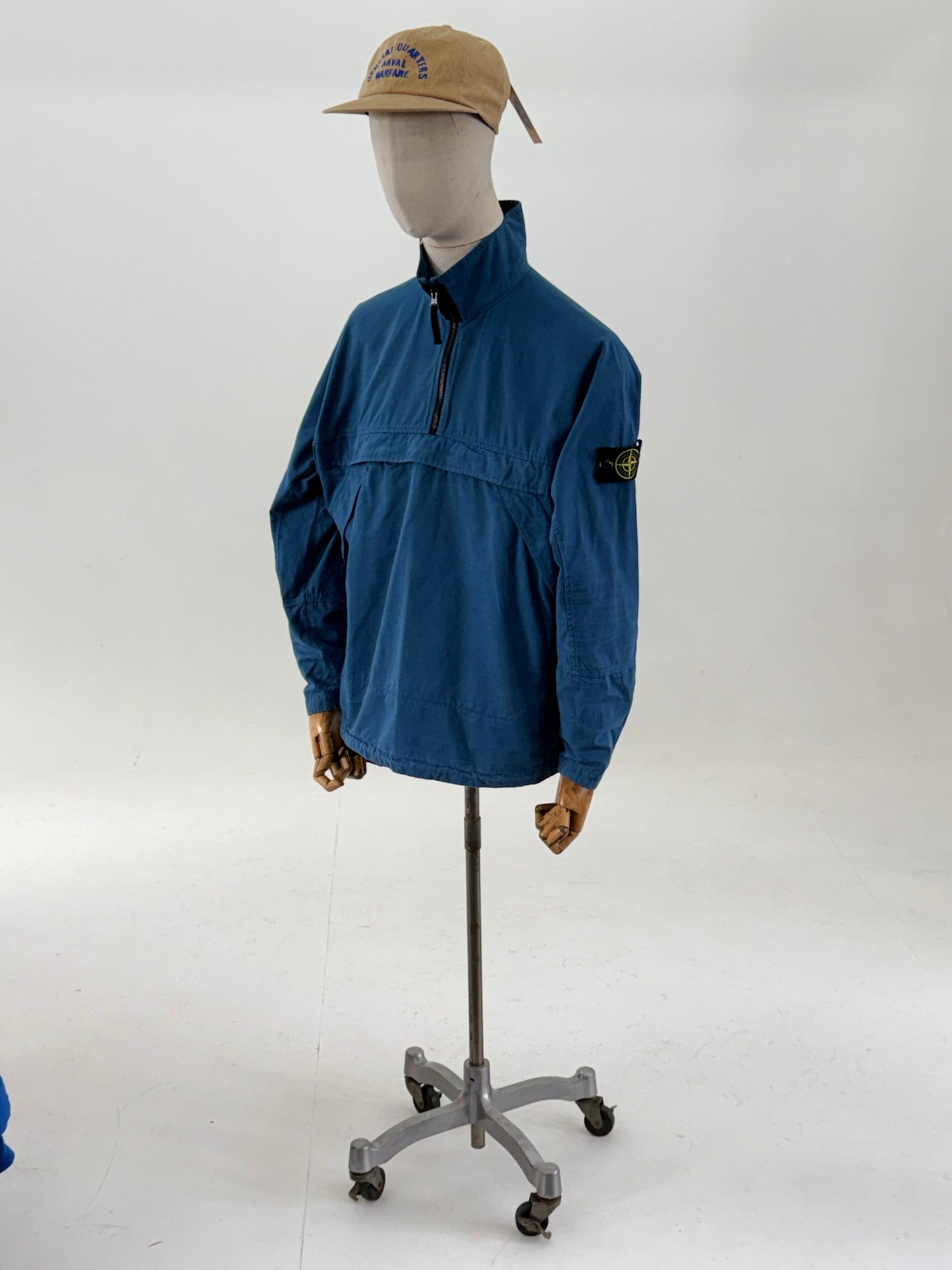 Stone Island AW2020 1/4 Zip Ripstop smock overshirt (S)
