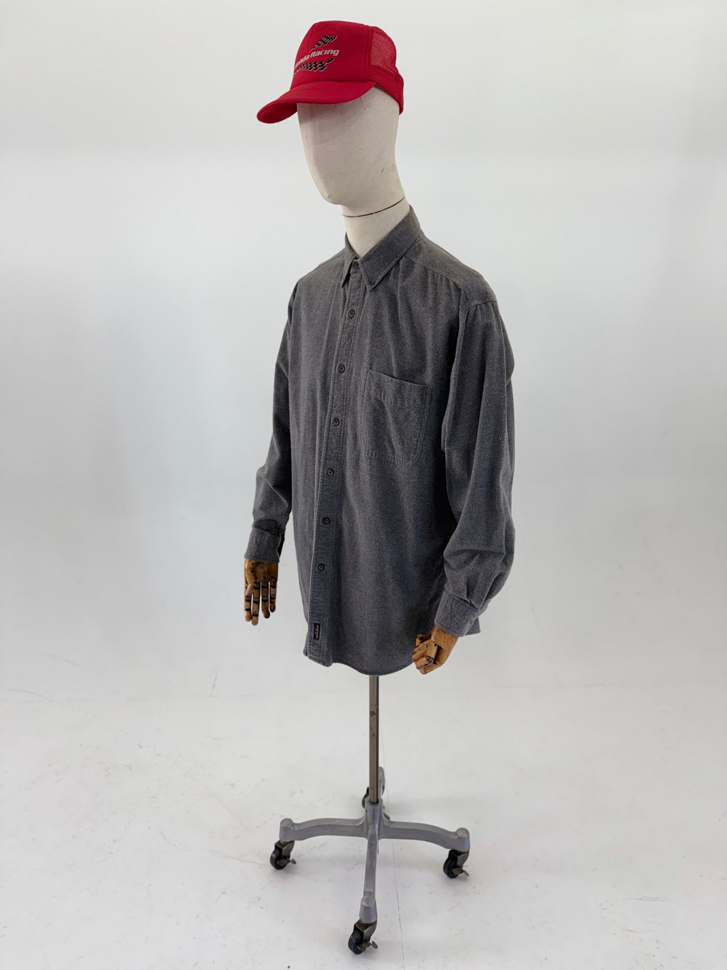 Vintage Woolrich Woollen mills Fleece overshirt - Large
