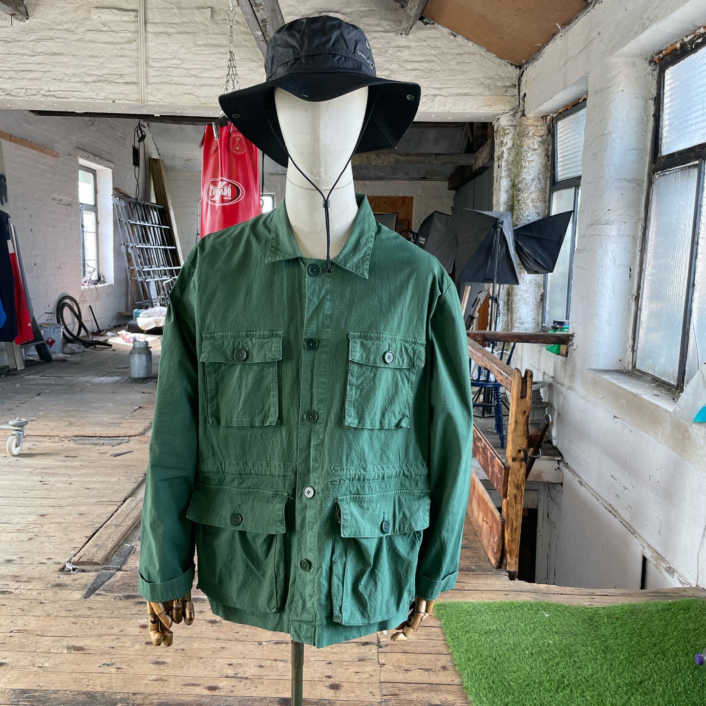 Far Afield 4 pocket ripstop overshirt / jacket - 5/XL