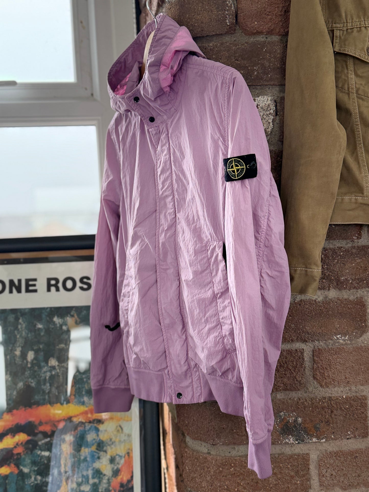 Stone Island Junior crinkle reps jacket (Age 14)