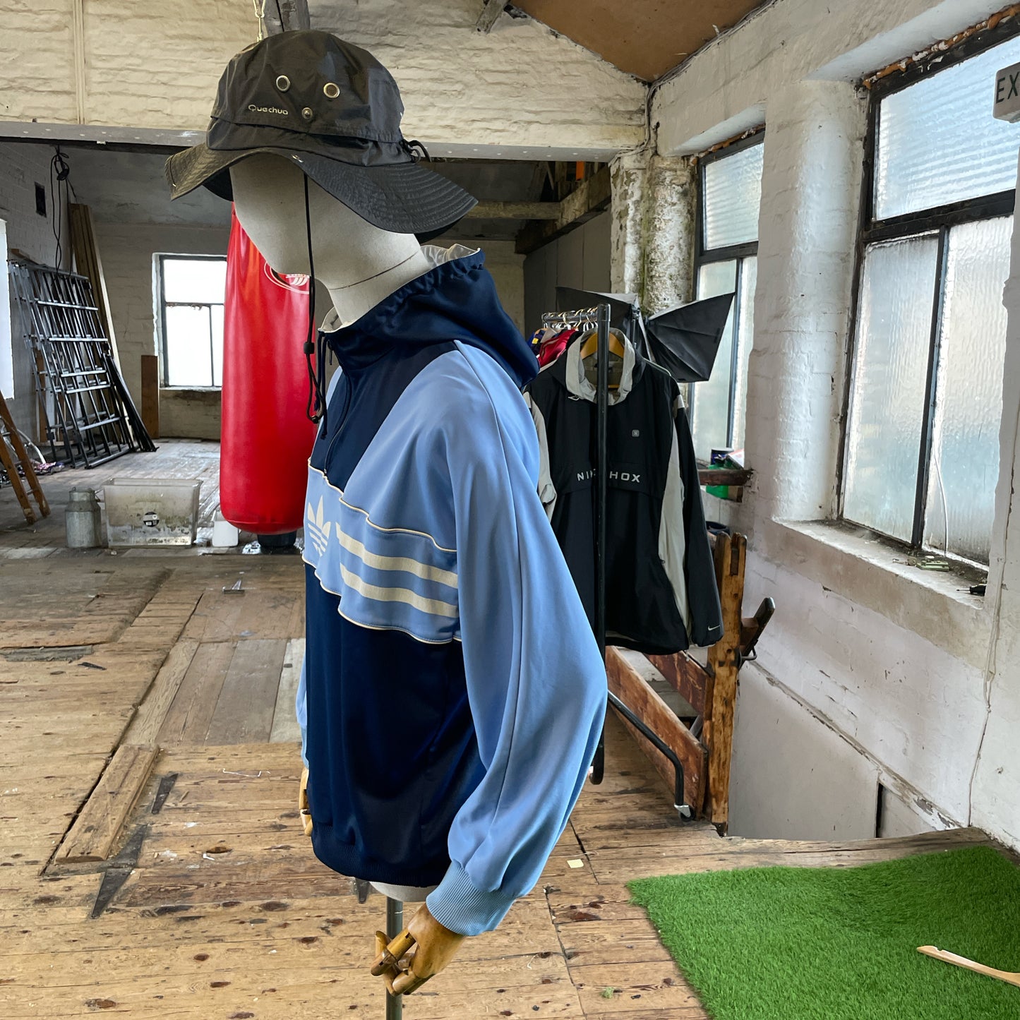 1980s Adidas Manhatten pull over track jacket - 52