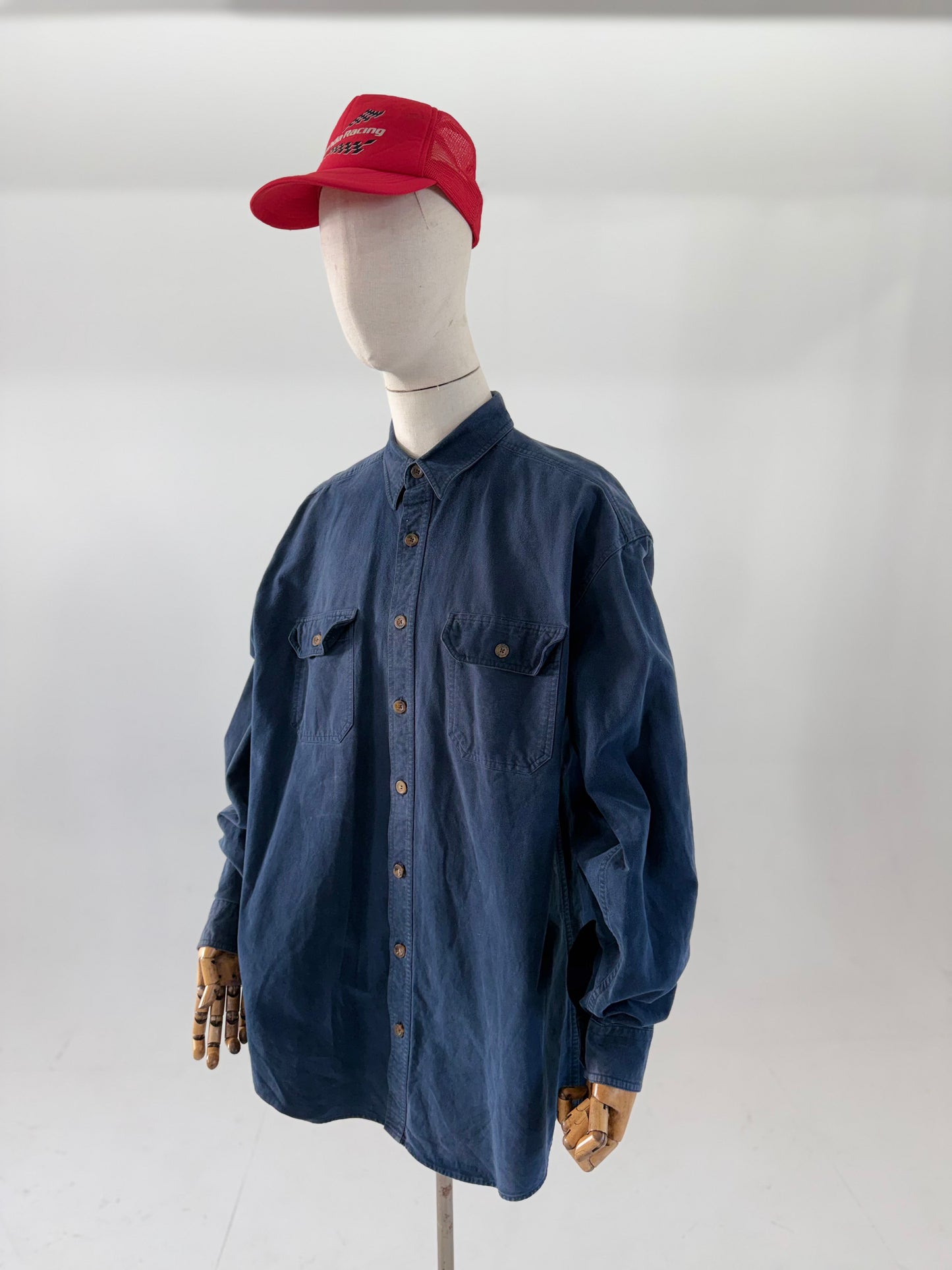 Vintage Woolrich USA moleskin overshirt (2XL)