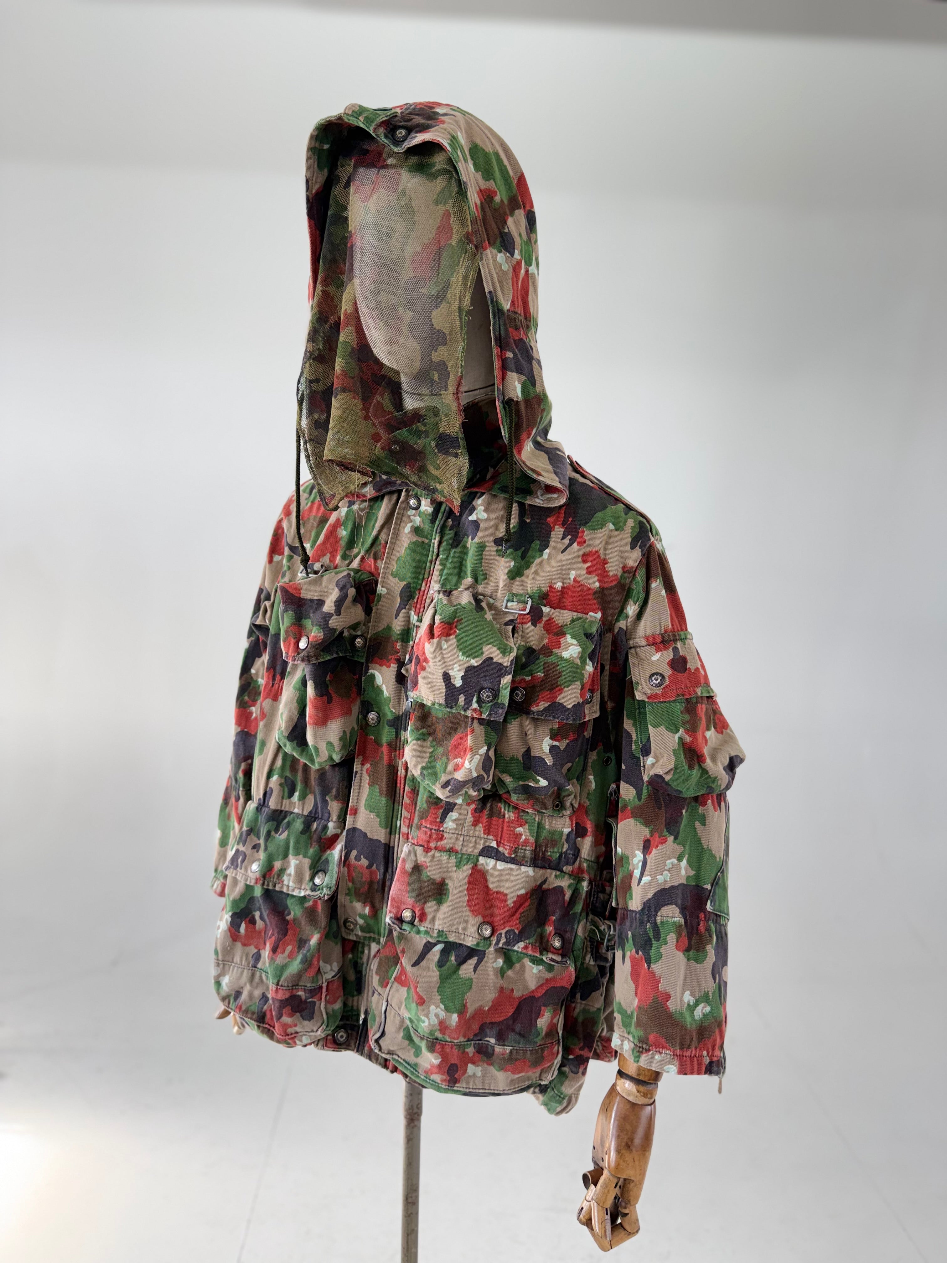 1970s Swiss Alpenflage Sniper parka - (48) Medium