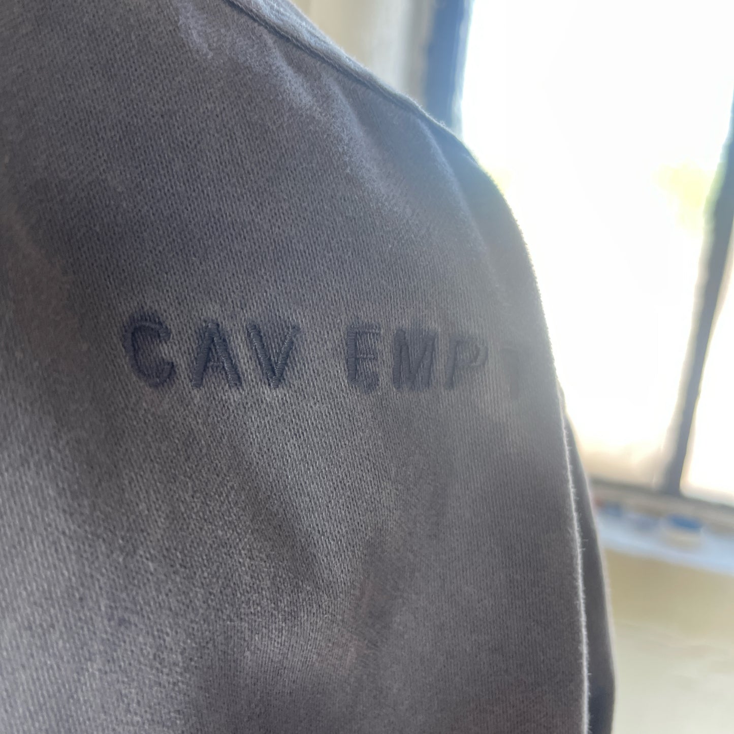 Cav Empt C.E OVERDYE BRUSHED COTTON BUTTON JACKET (L)