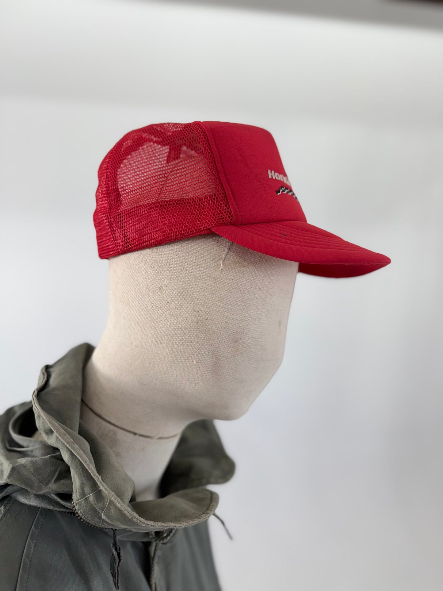 Vintage Honda racing trucker cap