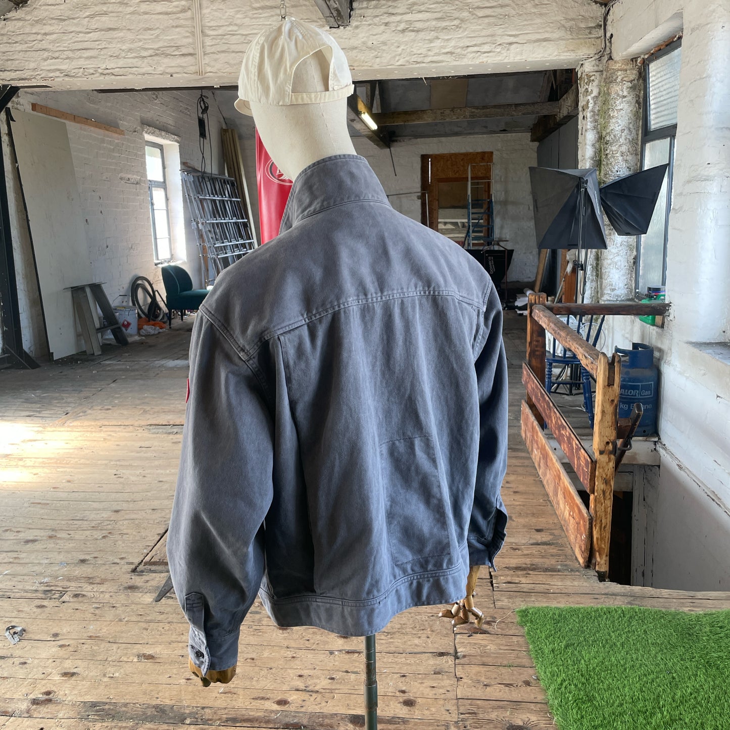Cav Empt C.E OVERDYE BRUSHED COTTON BUTTON JACKET (L)