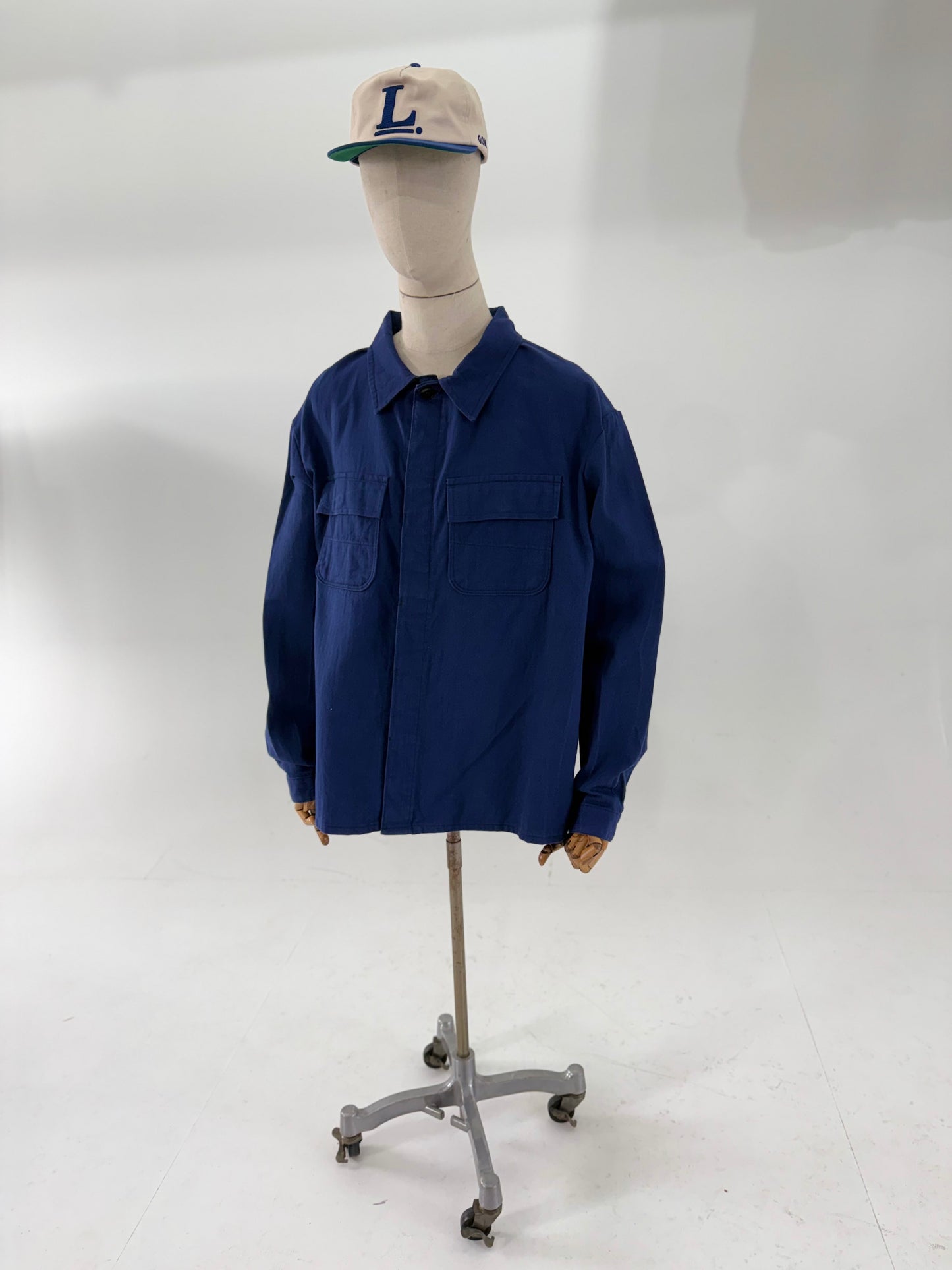 Vintage Herringbone cotton chore jacket (XXL)