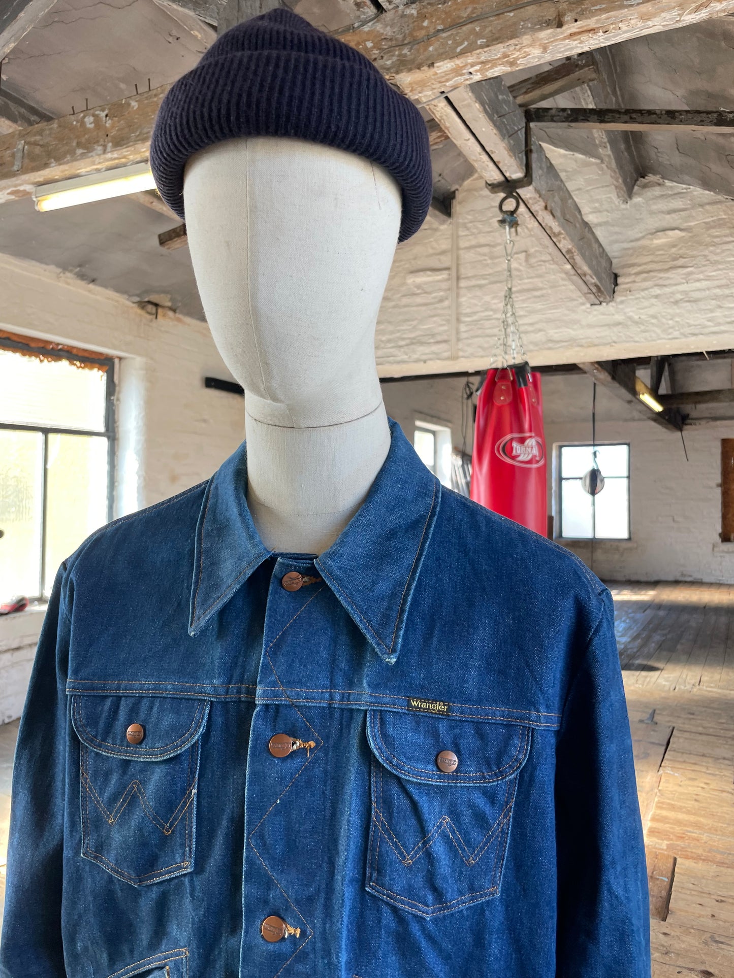 Vintage 1970s Wrangler 74126PW denim jacket - 46”