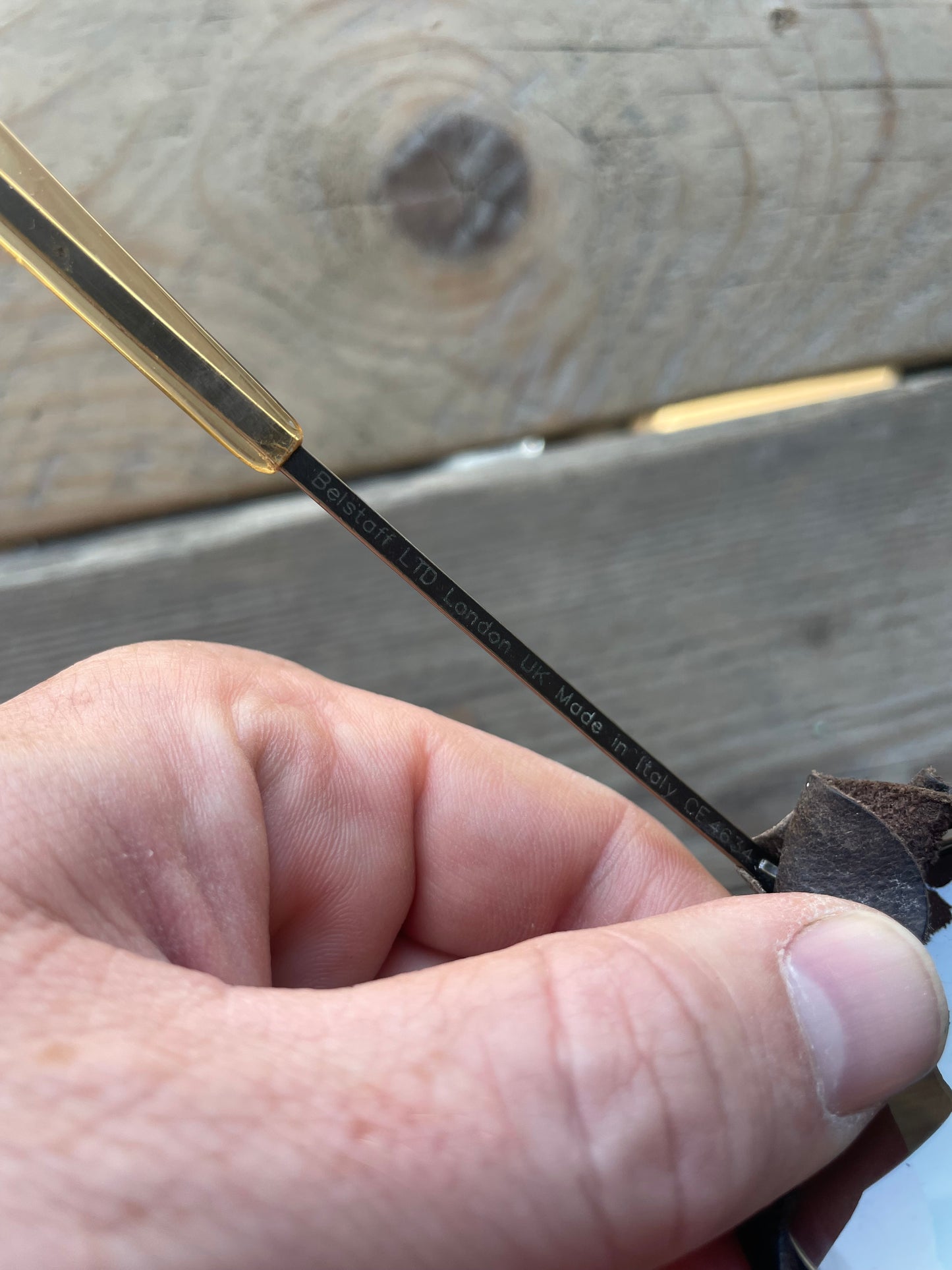 2000s Belstaff Safari Aviator sunglasses