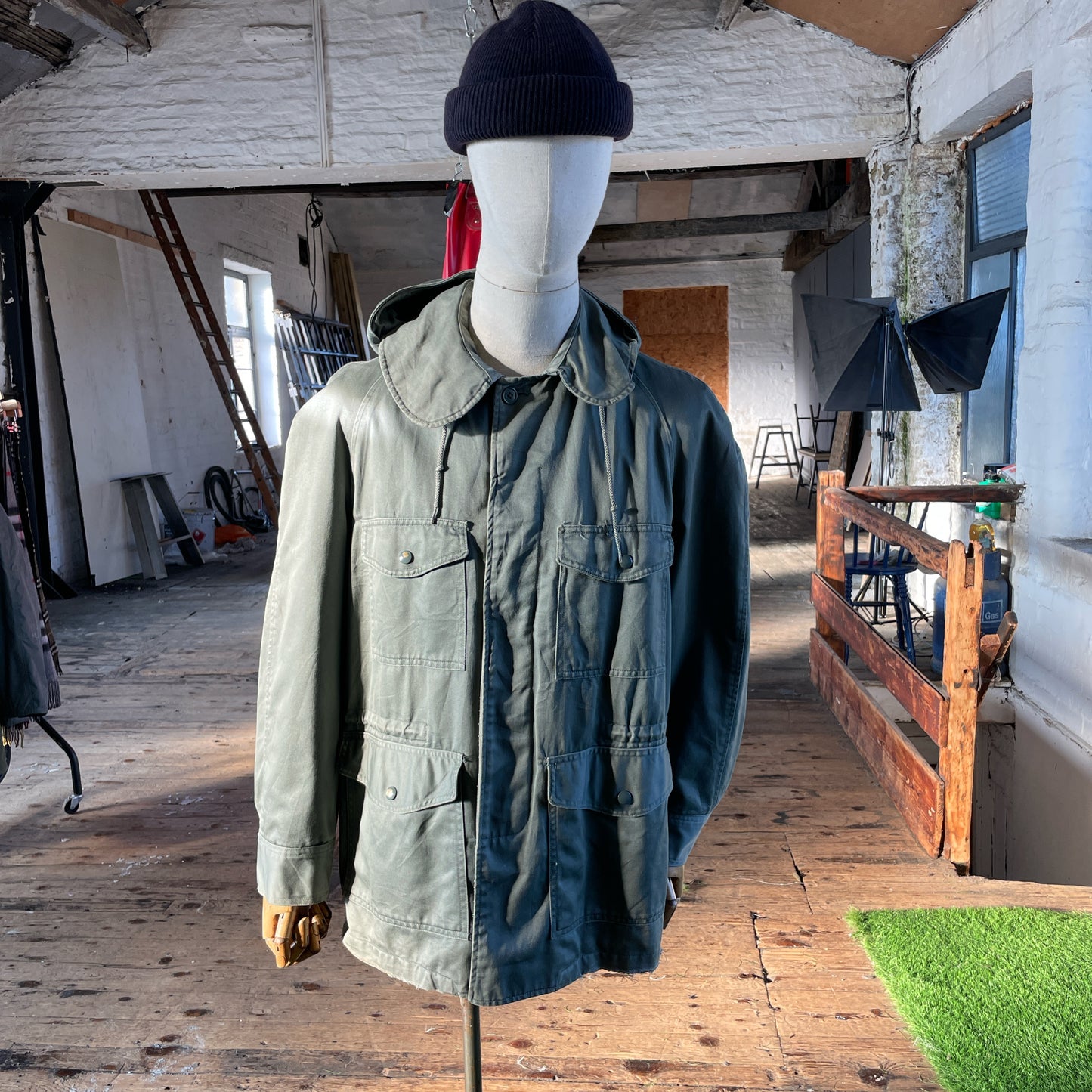 1956 dated U.S Airforce OG-107 Sateen deck jacket - (M)