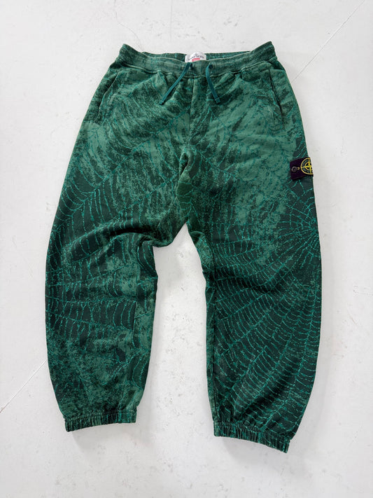 AW23 Stone Island x Supreme Spiderweb sweatpants - Large