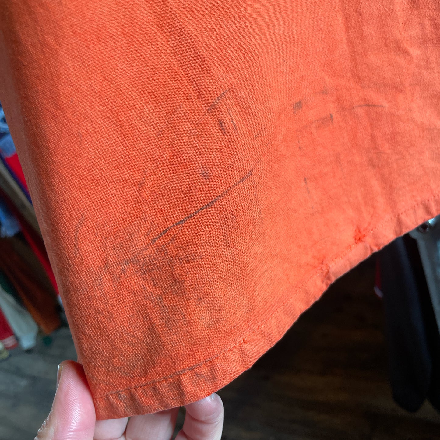 Vintage Swedish overdyed snow smock