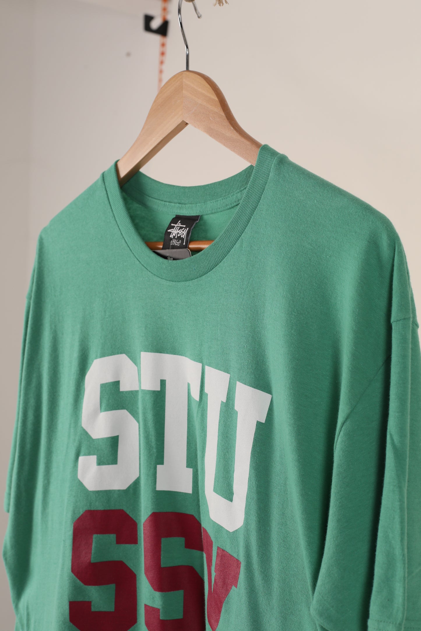 Deadstock Stussy + 80 tee - green (M,L,XL)