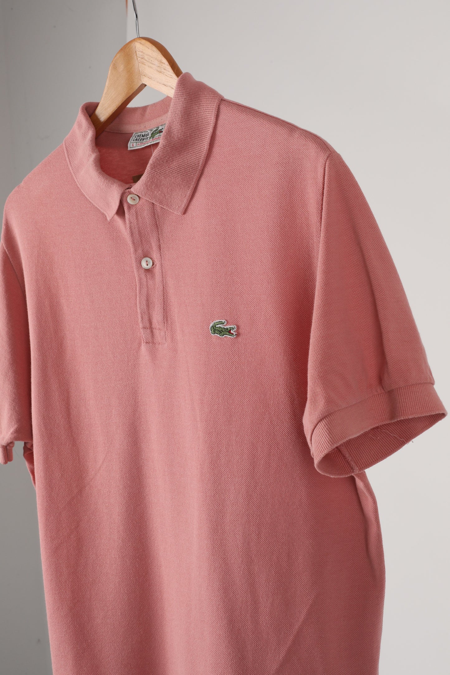 1990s Chemise Lacoste pique cotton polo shirt (6)