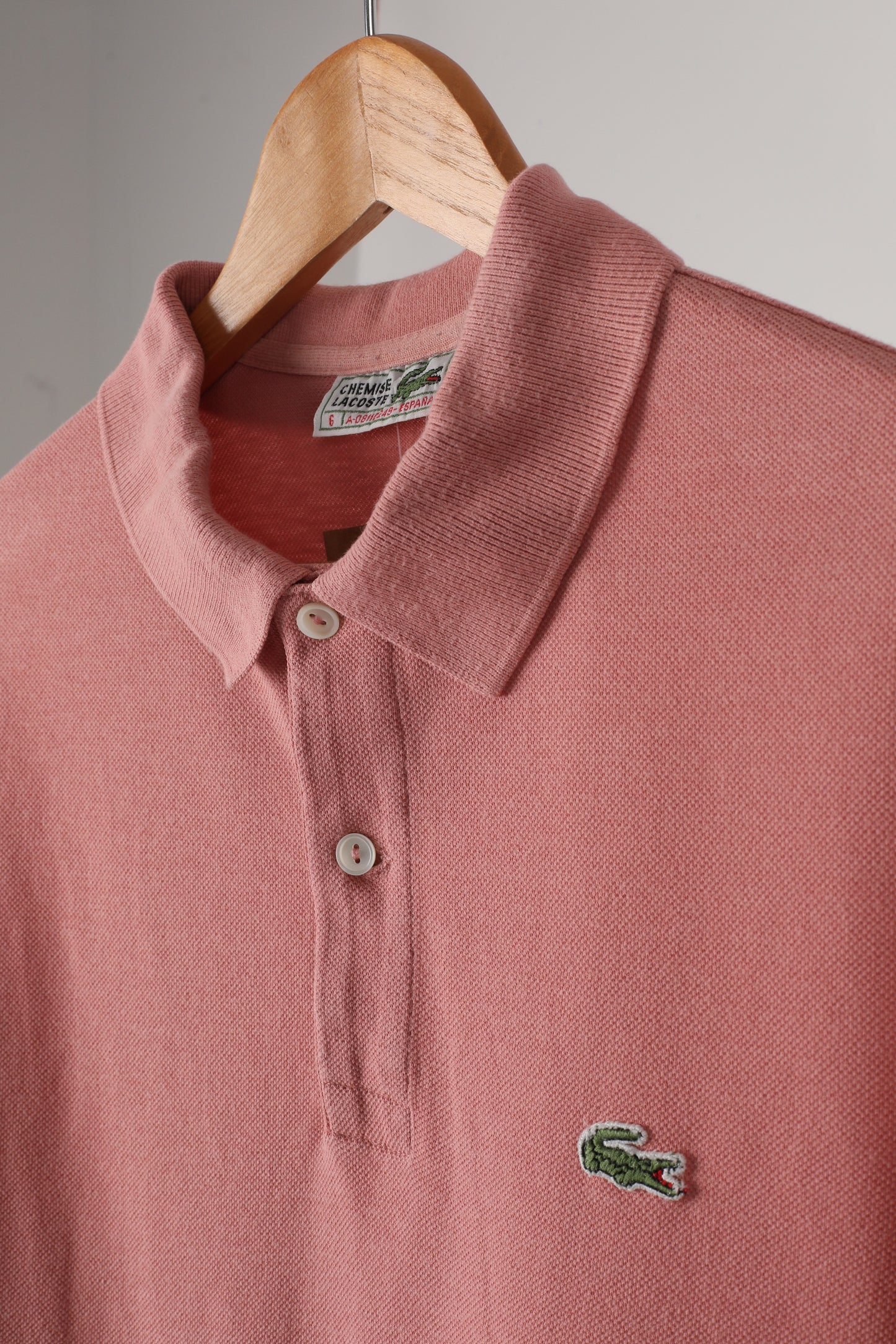1990s Chemise Lacoste pique cotton polo shirt (6)