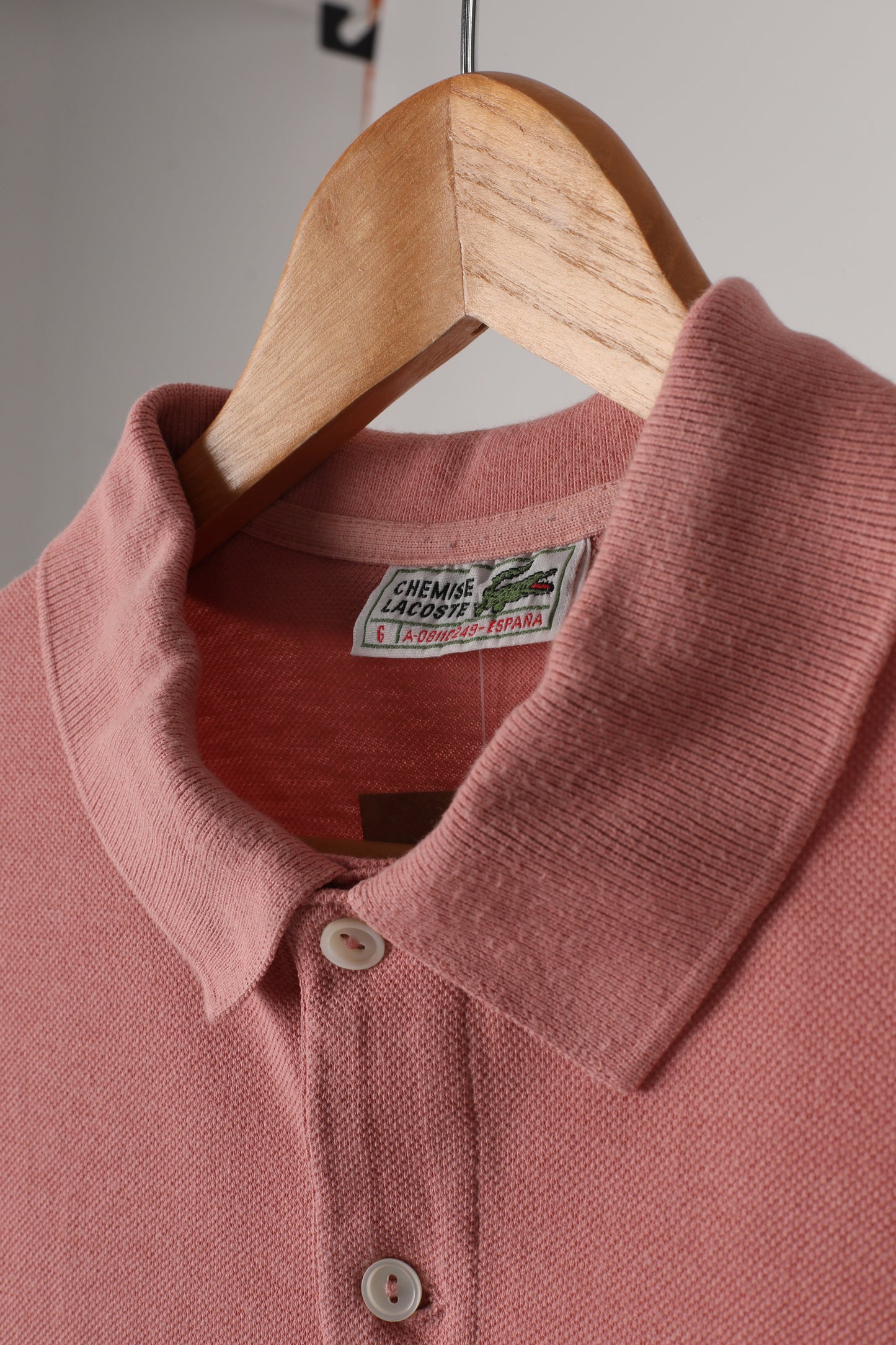 1990s Chemise Lacoste pique cotton polo shirt (6)