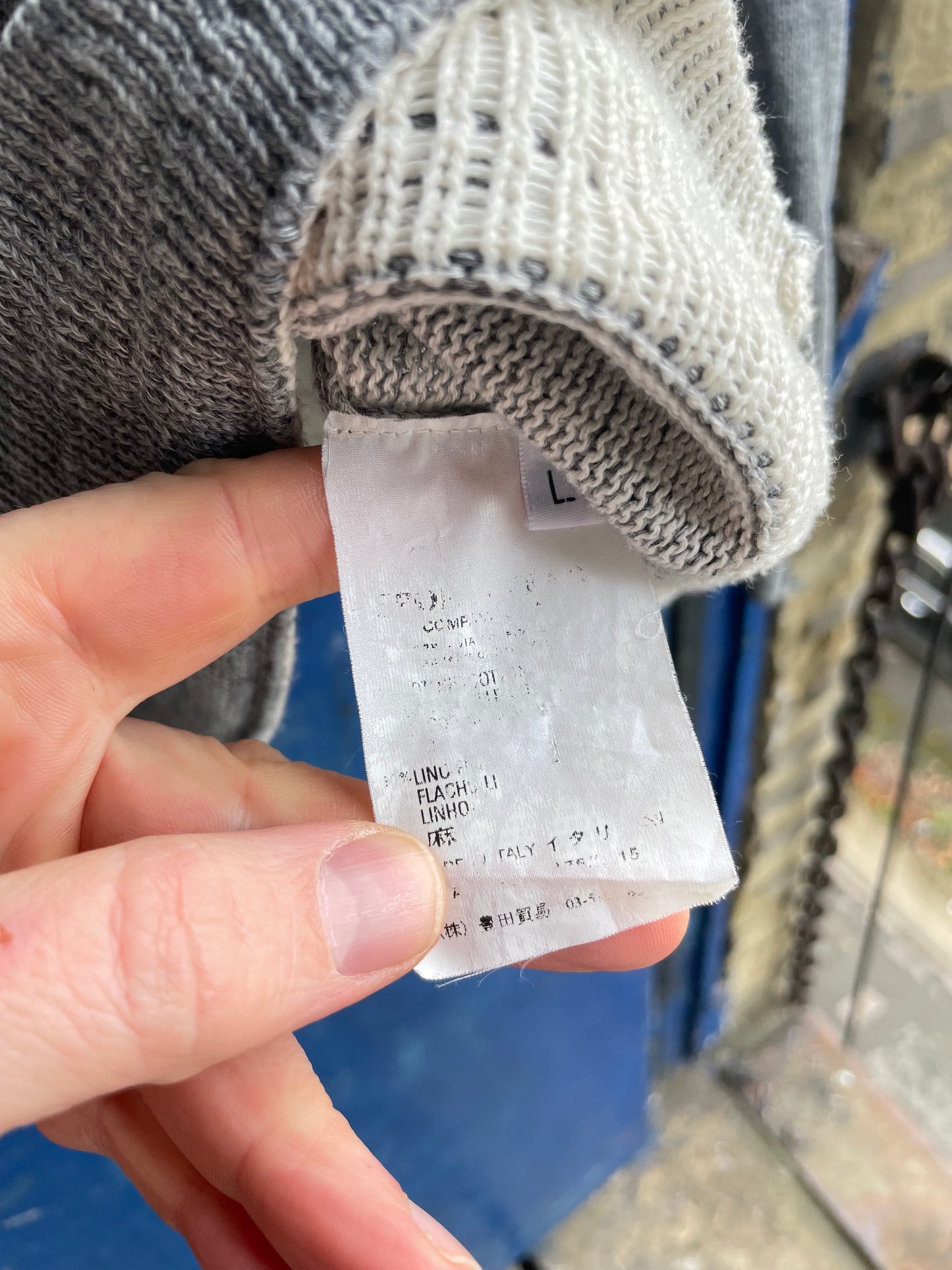 90s Stone Island Denims knitwear jumper (L)