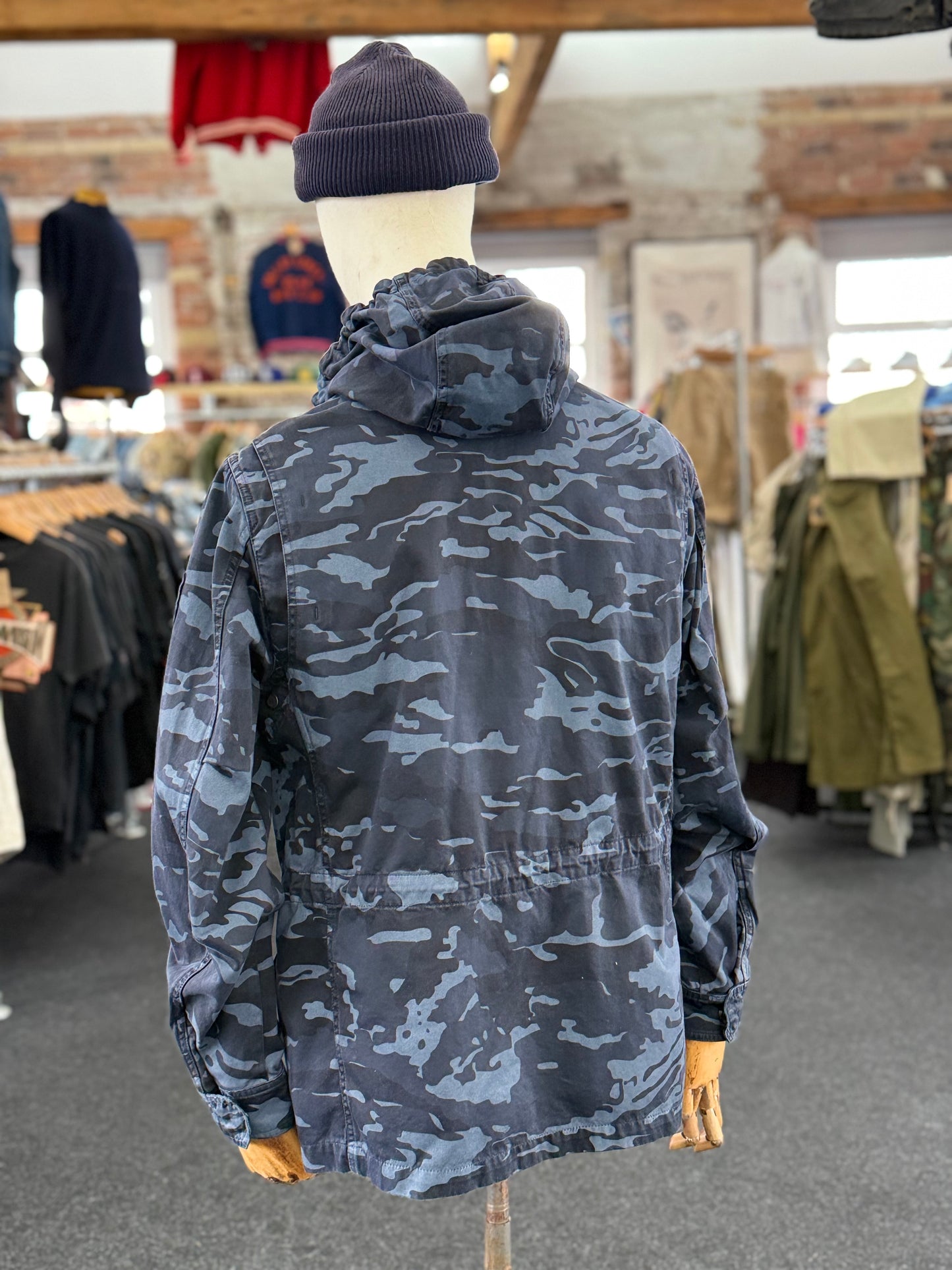 Belstaff Fieldwood camo field jacket - Dark Ink - UK 38