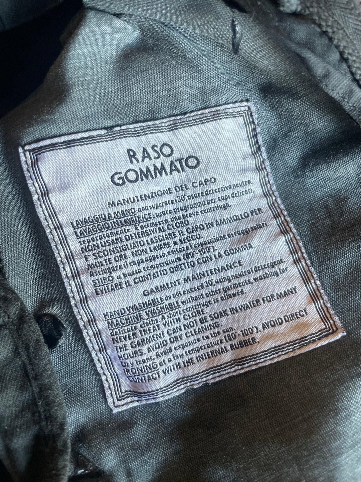 2005 Stone Island Raso Gommato (Large)