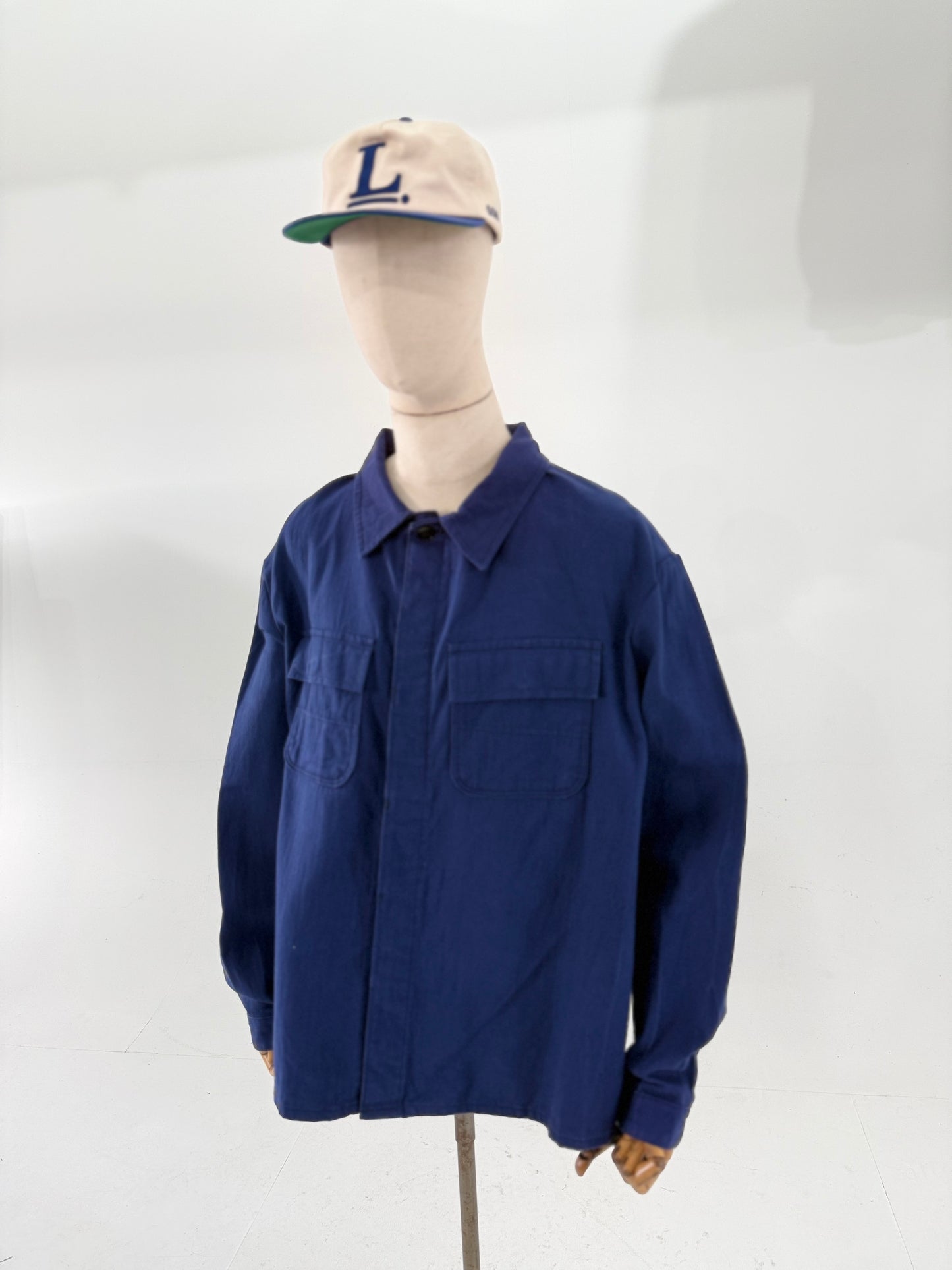 Vintage Herringbone cotton chore jacket (XXL)