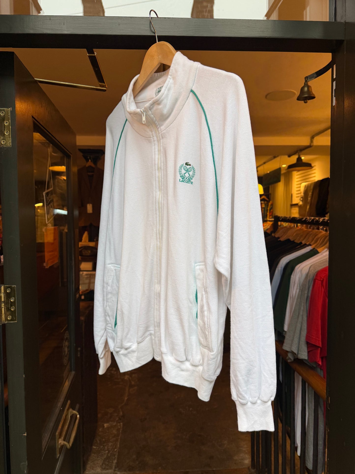 Izod Lacoste pique cotton track jacket (Large)