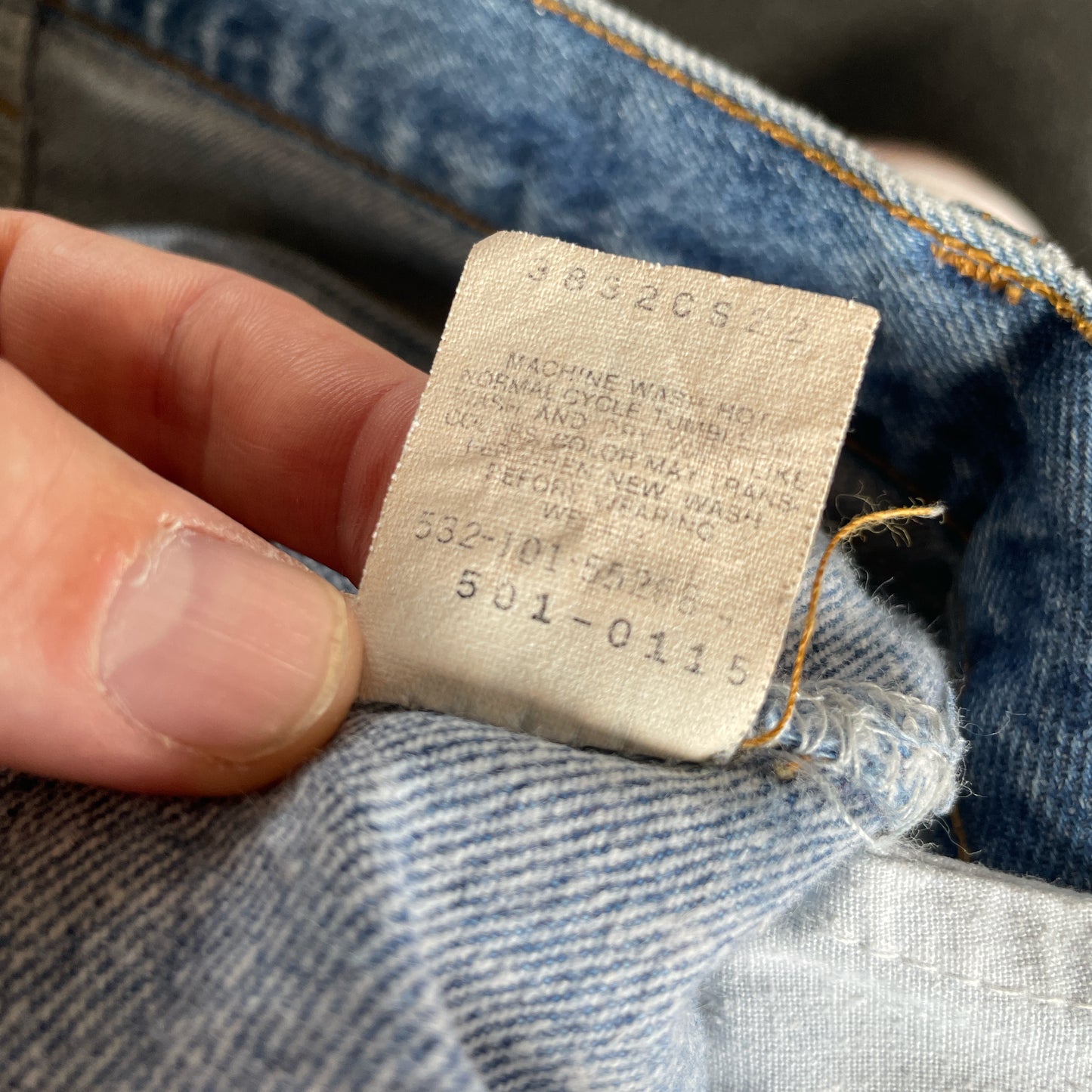 1980s Levi’s 501 stonewash jeans made in USA 32 x 34