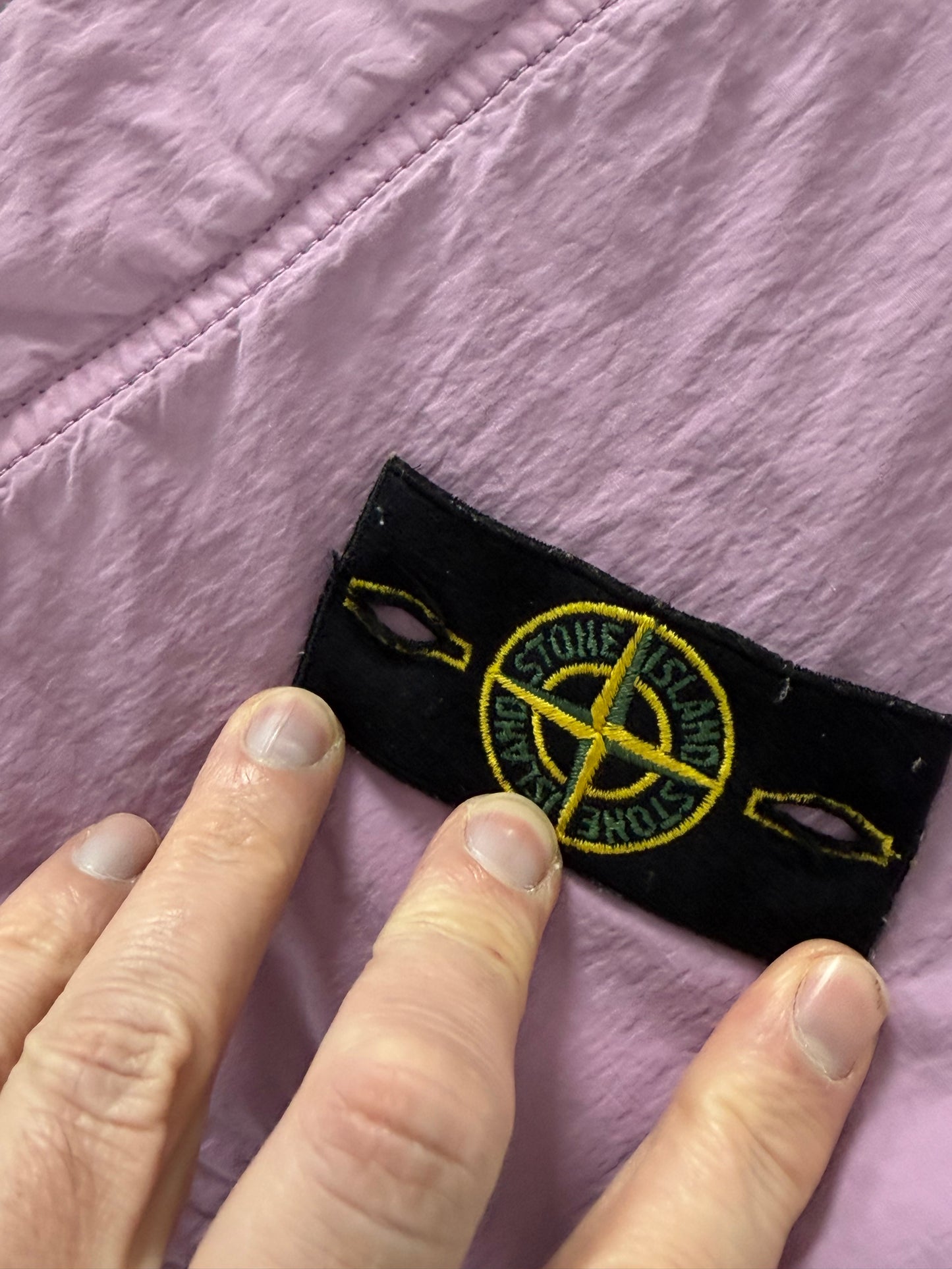 Stone Island Junior crinkle reps jacket (Age 14)