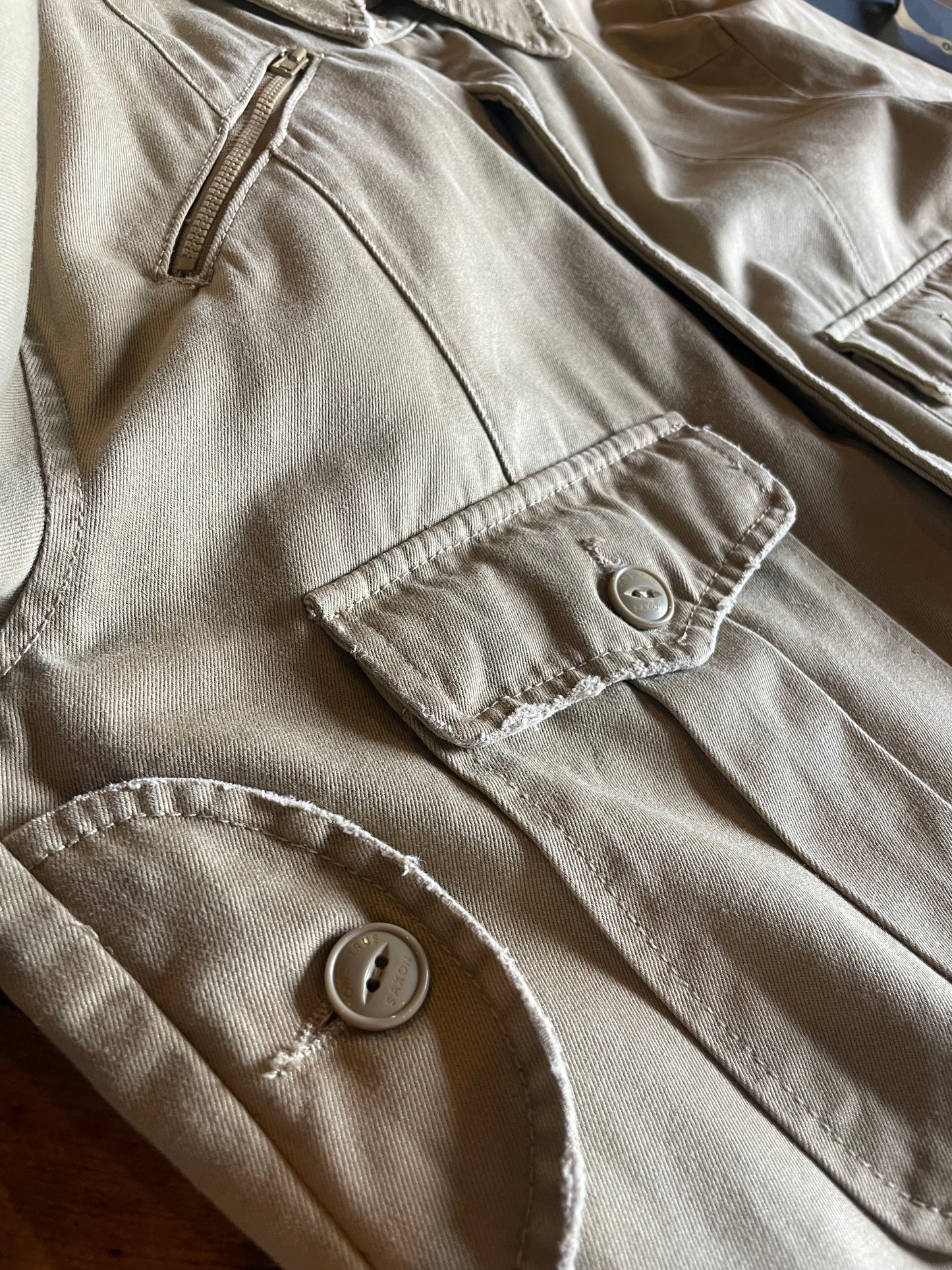 Late 90s One True Saxon Safari overshirt - (L)