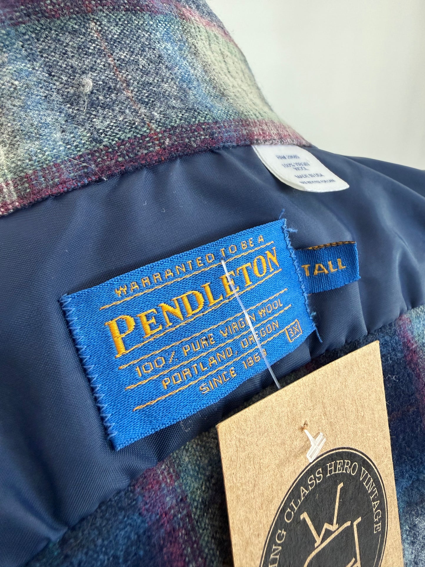Vintage Pendleton checked board shirt (3XL)