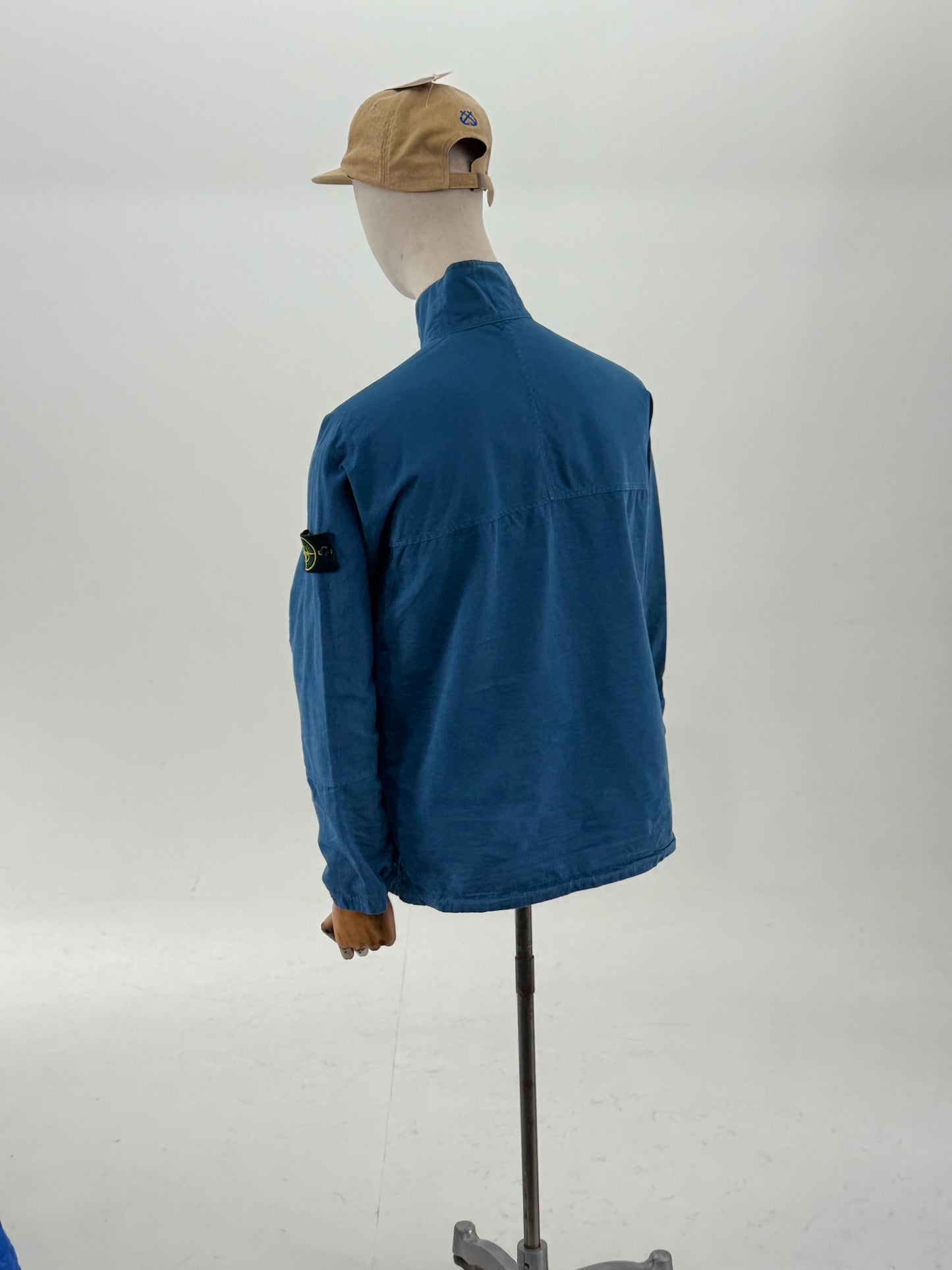 Stone Island AW2020 1/4 Zip Ripstop smock overshirt (S)
