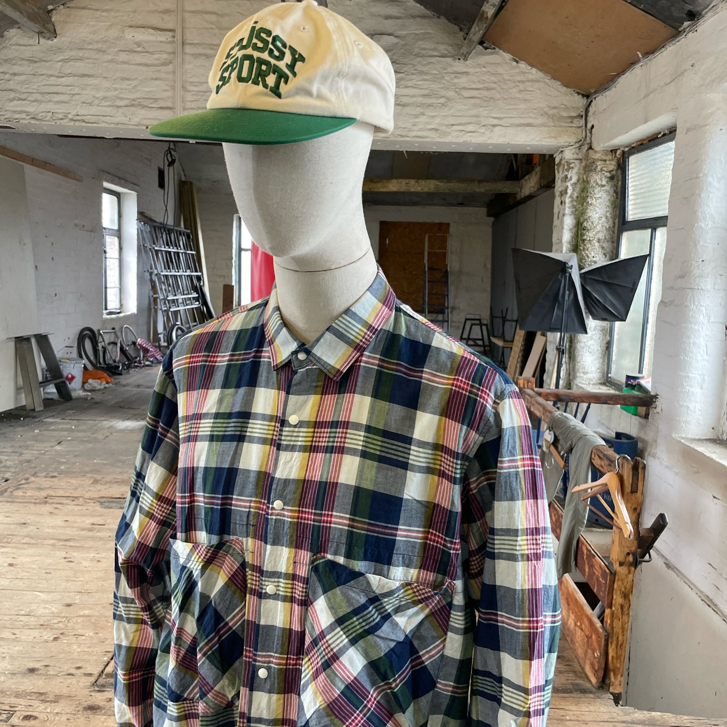 Manastash Madras check overshirt