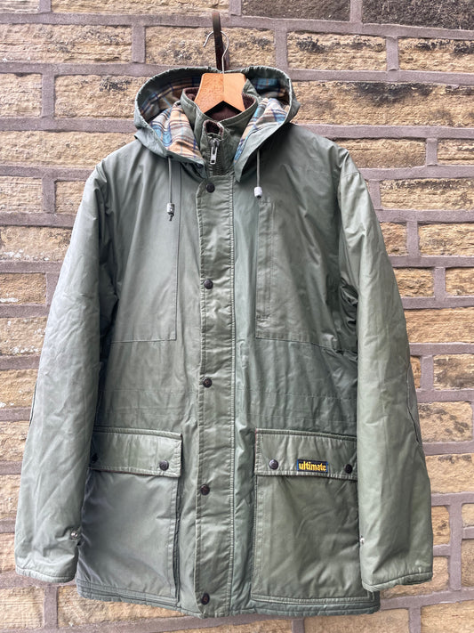 1980s Ultimate Equipment Superwax insulated parka - Medium