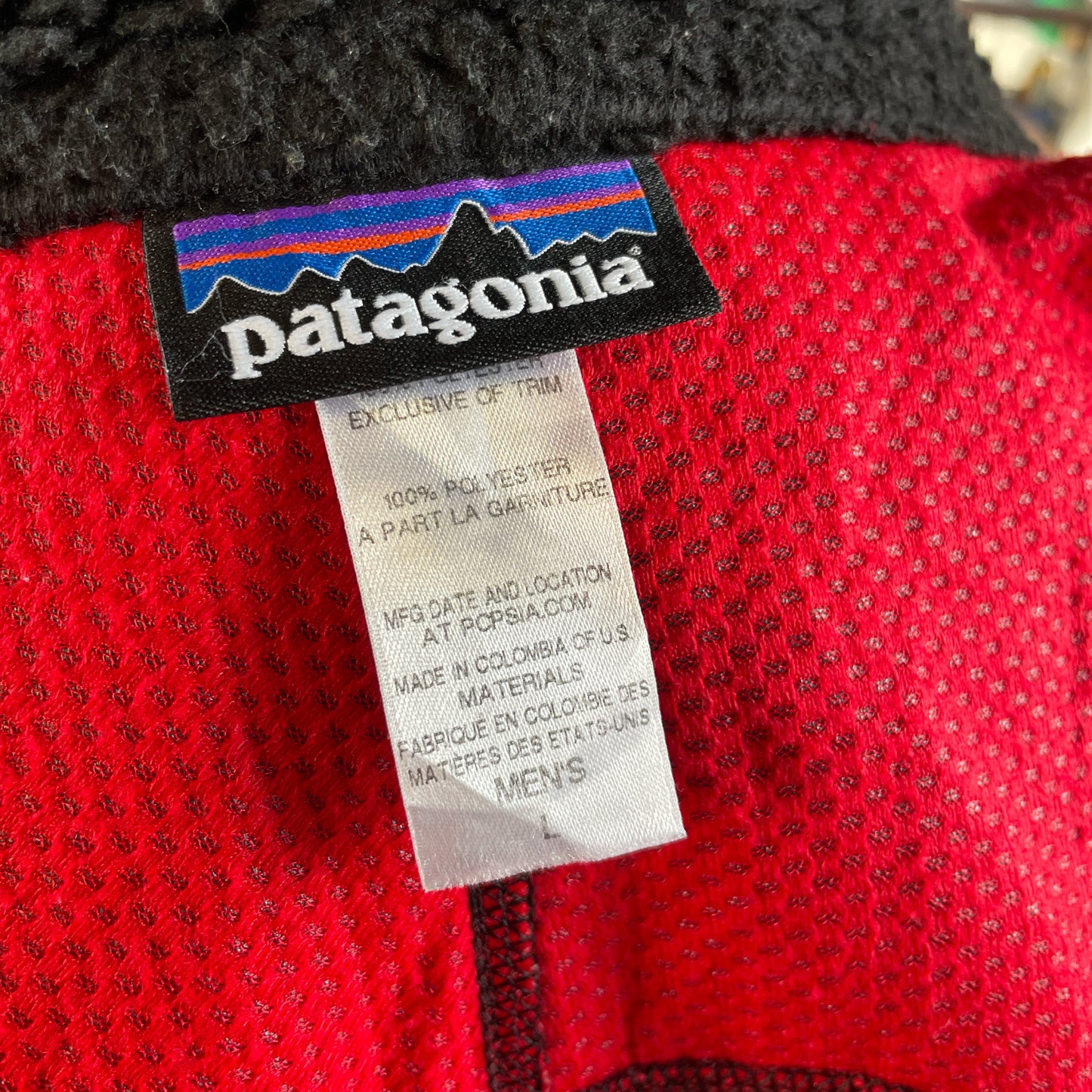 Patagonia Retro X sherpa fleece vest (L)