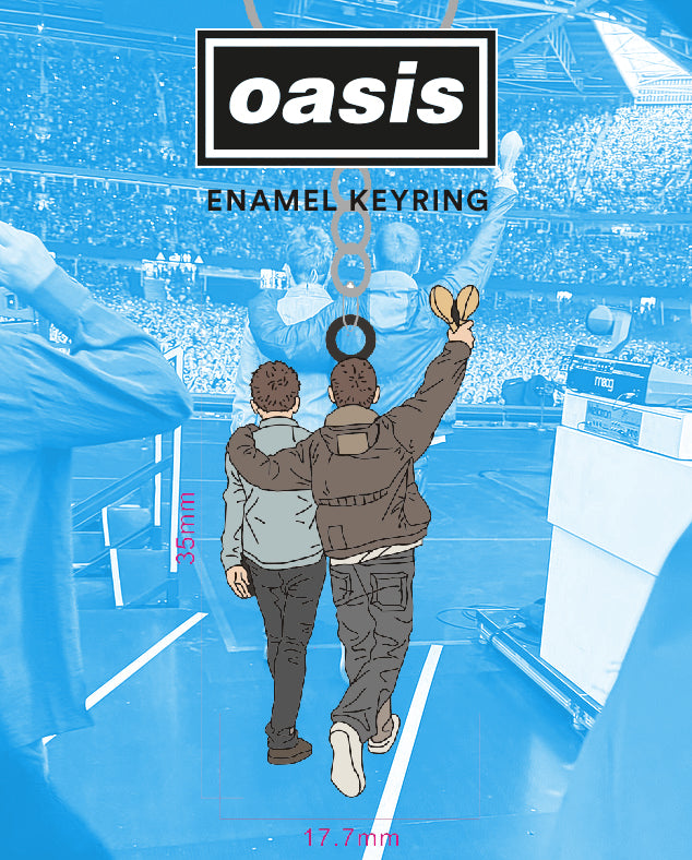 **PRESALE** Oasis X WCH soft enamel collectors keyring