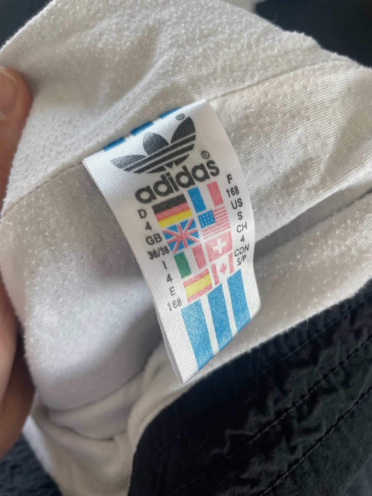 Rare 90s Adidas Team Olympic track jacket windbreaker (M)