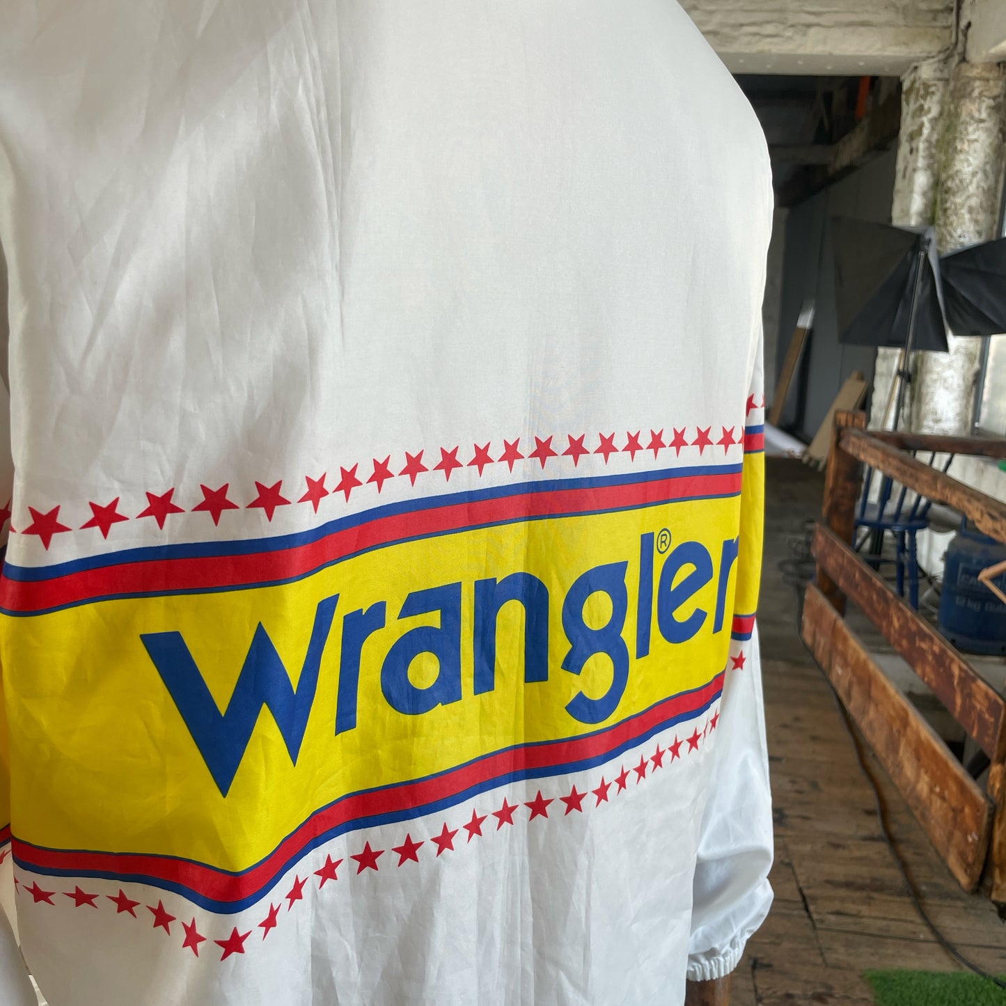 1980s Wrangler windbreaker jacket (L)